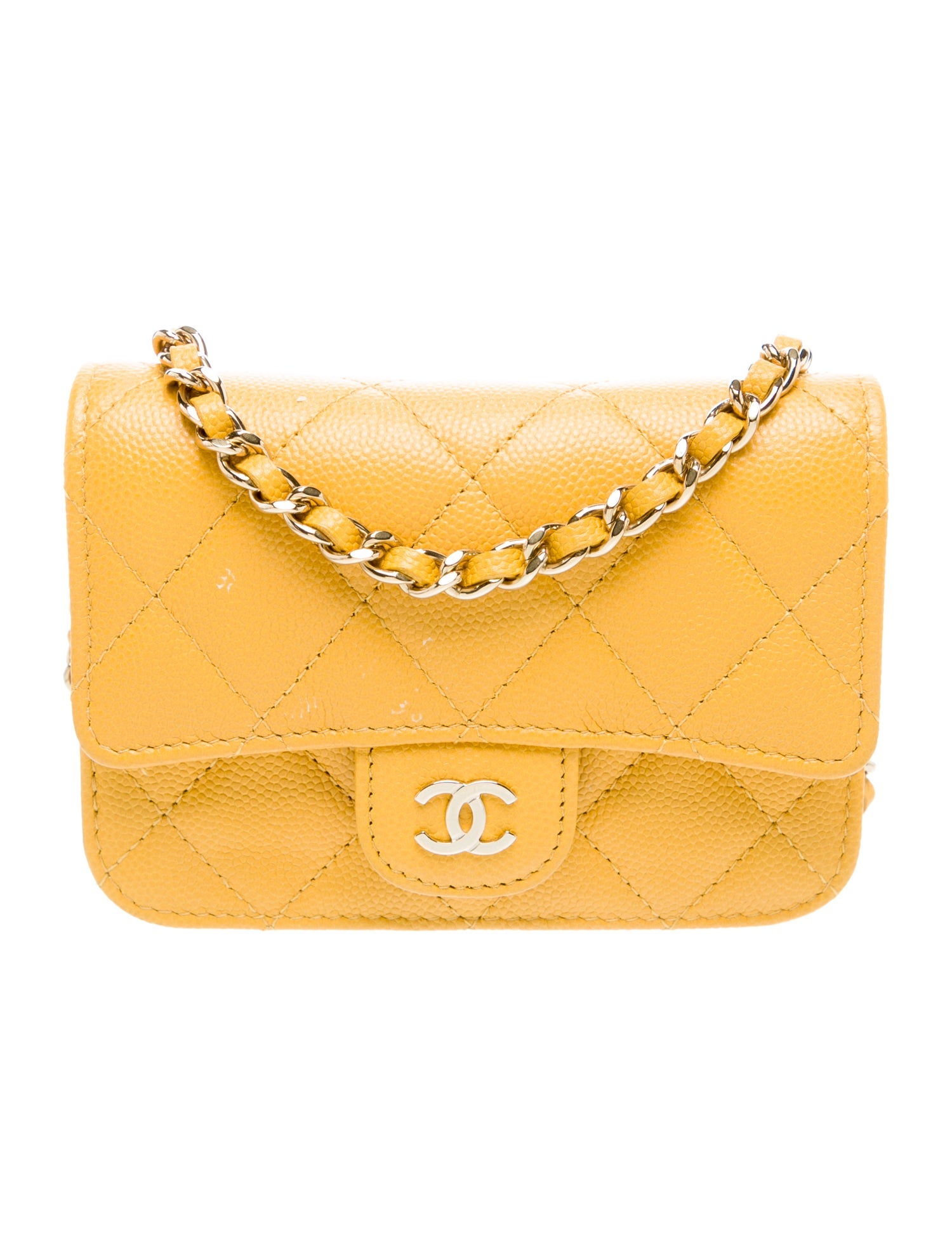 Chanel Classic Flap Card Holder On Chain
