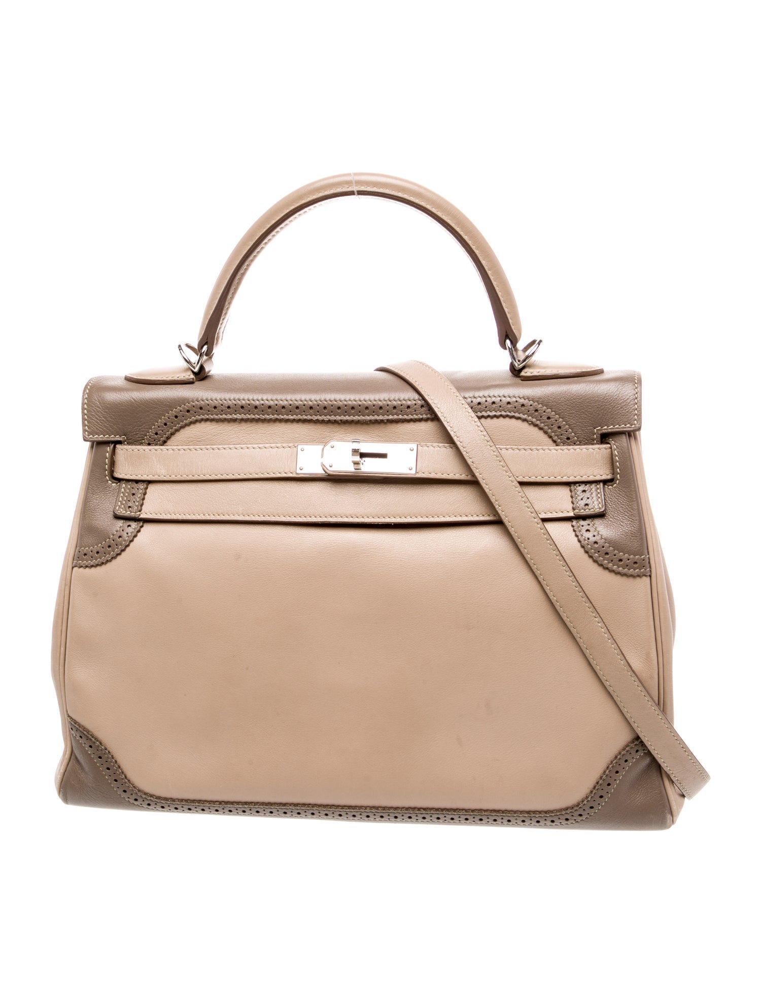 Hermès Swift Ghillies Kelly II Retourne 32 w/ Strap