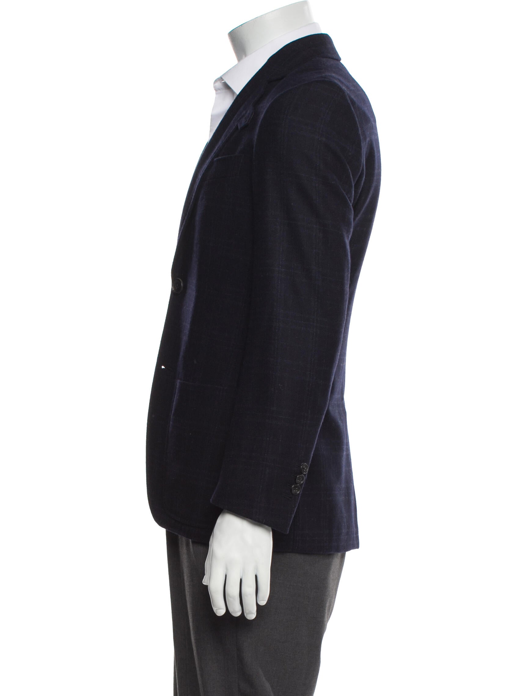 Hermès Wool Plaid Blazer