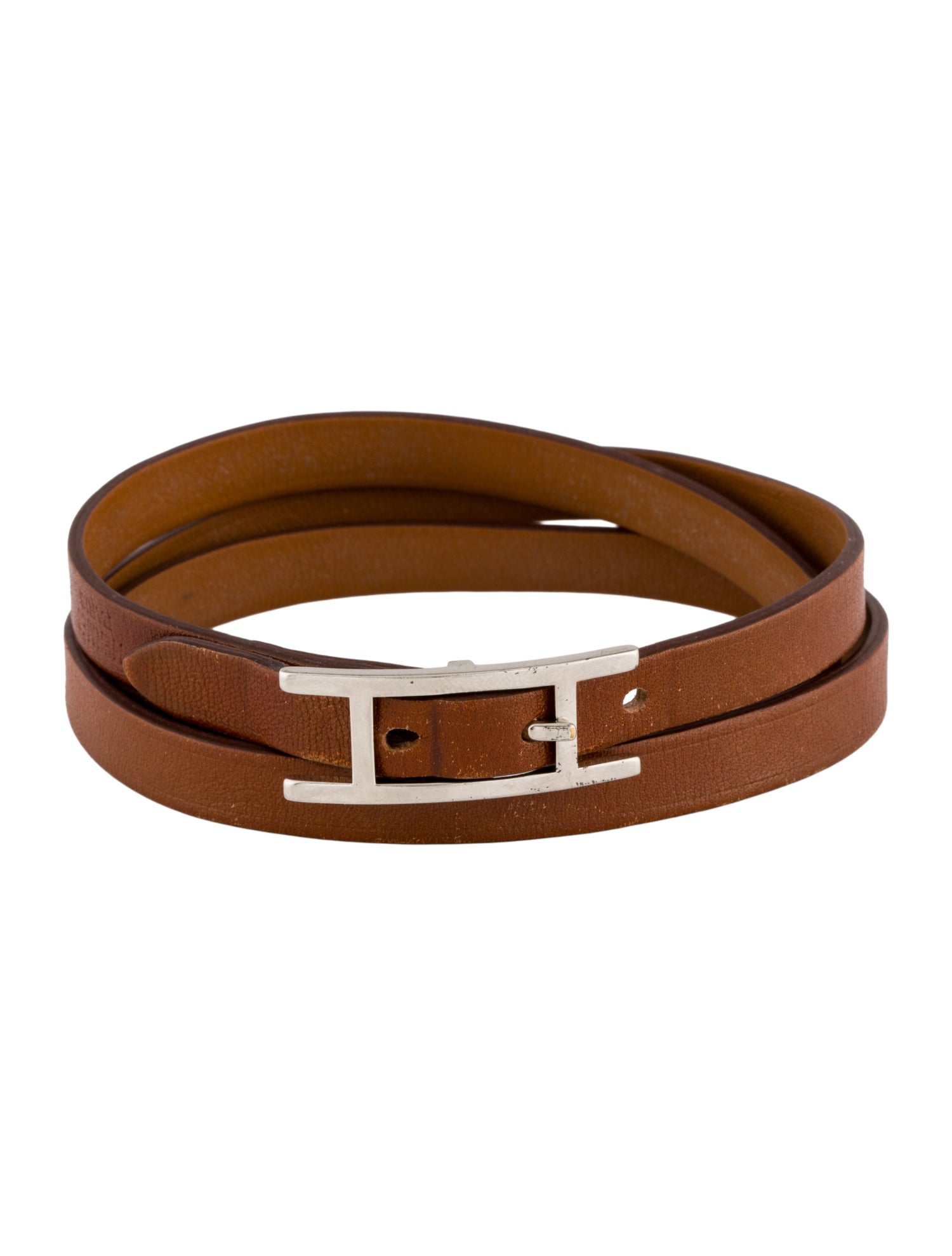 Hermès Behapi Triple Tour Wrap Bracelet