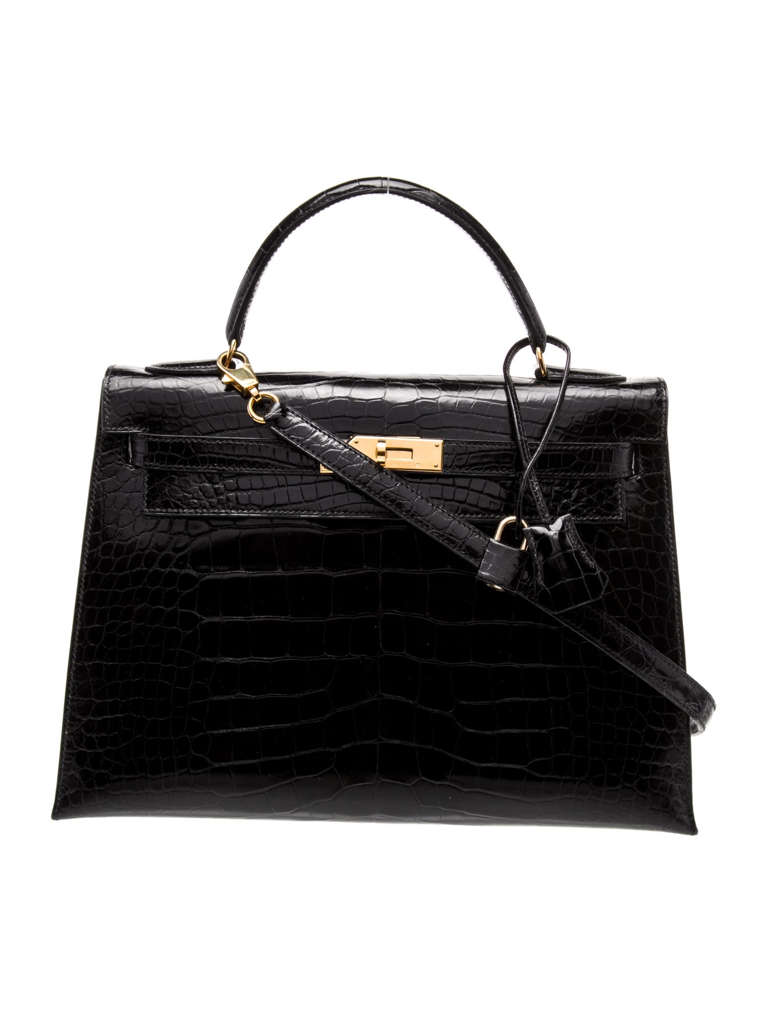 Hermès Shiny Alligator Kelly Sellier 32