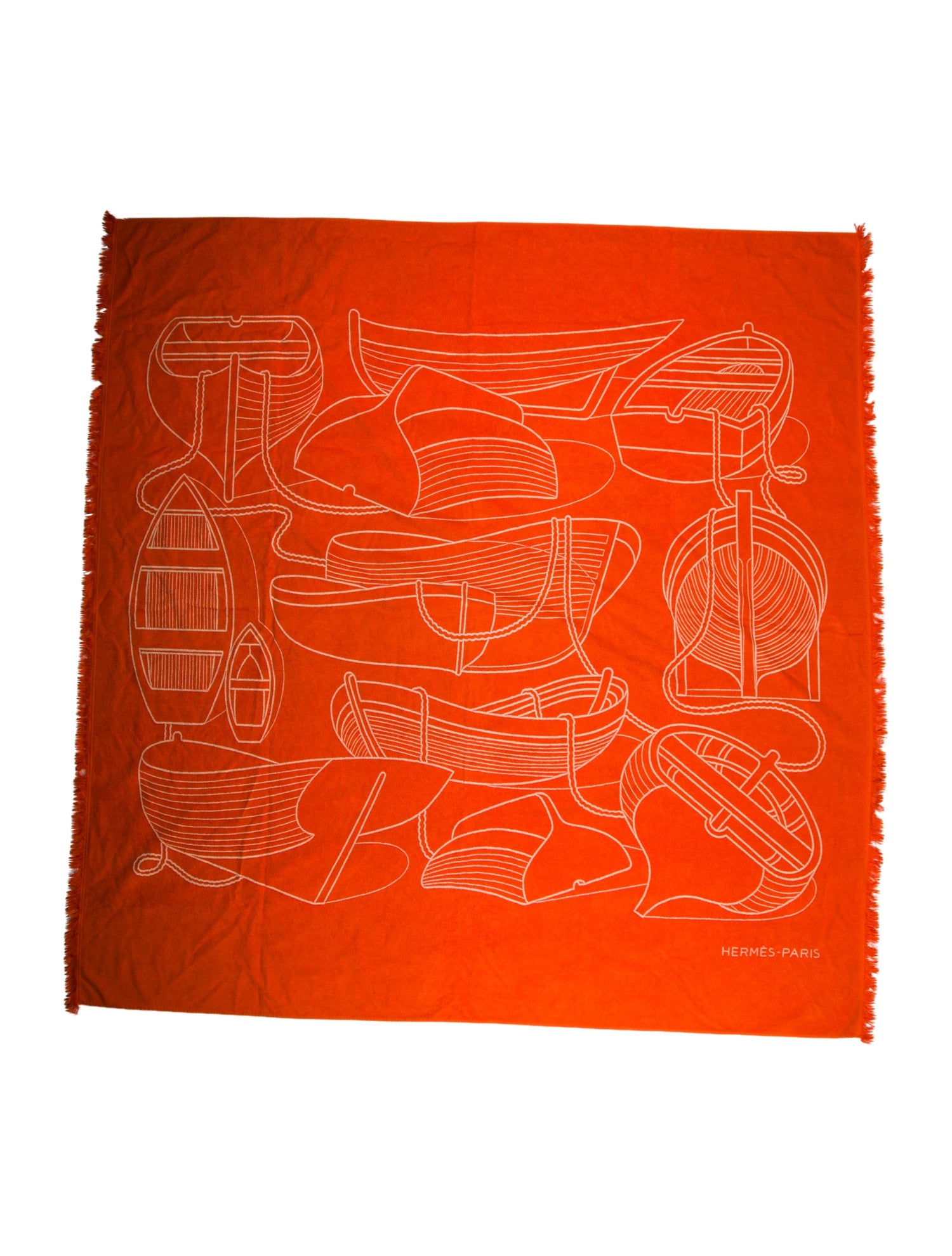Hermès Large Tatoo Thalassa Yachting Beach Towel