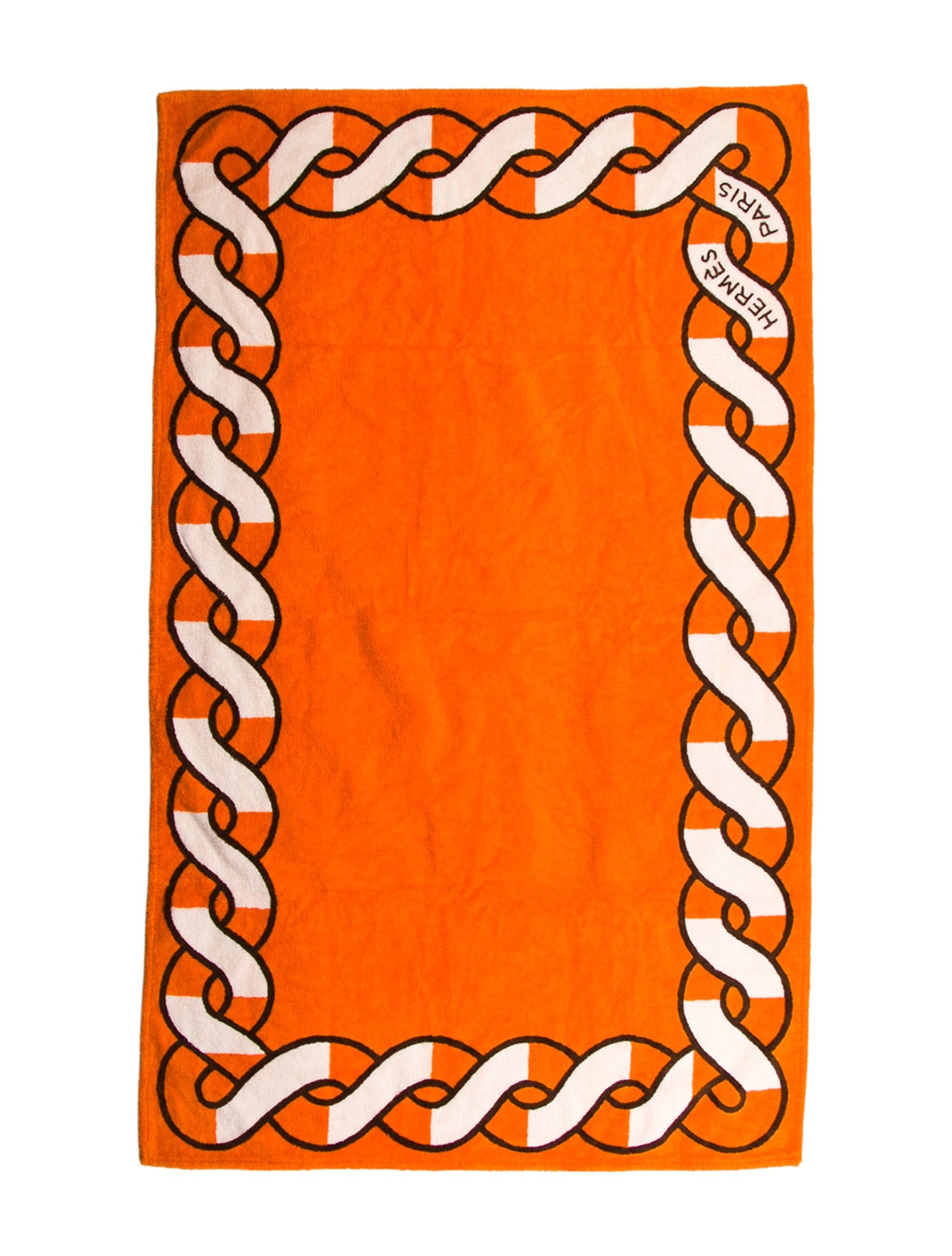 Hermès Torsade Marine Beach Towel