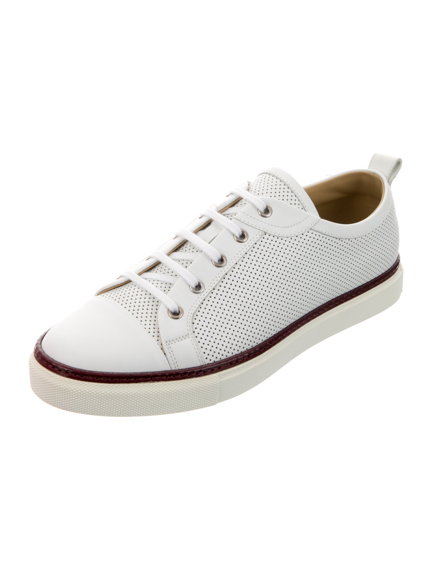 Hermès H Logo Leather Sneakers