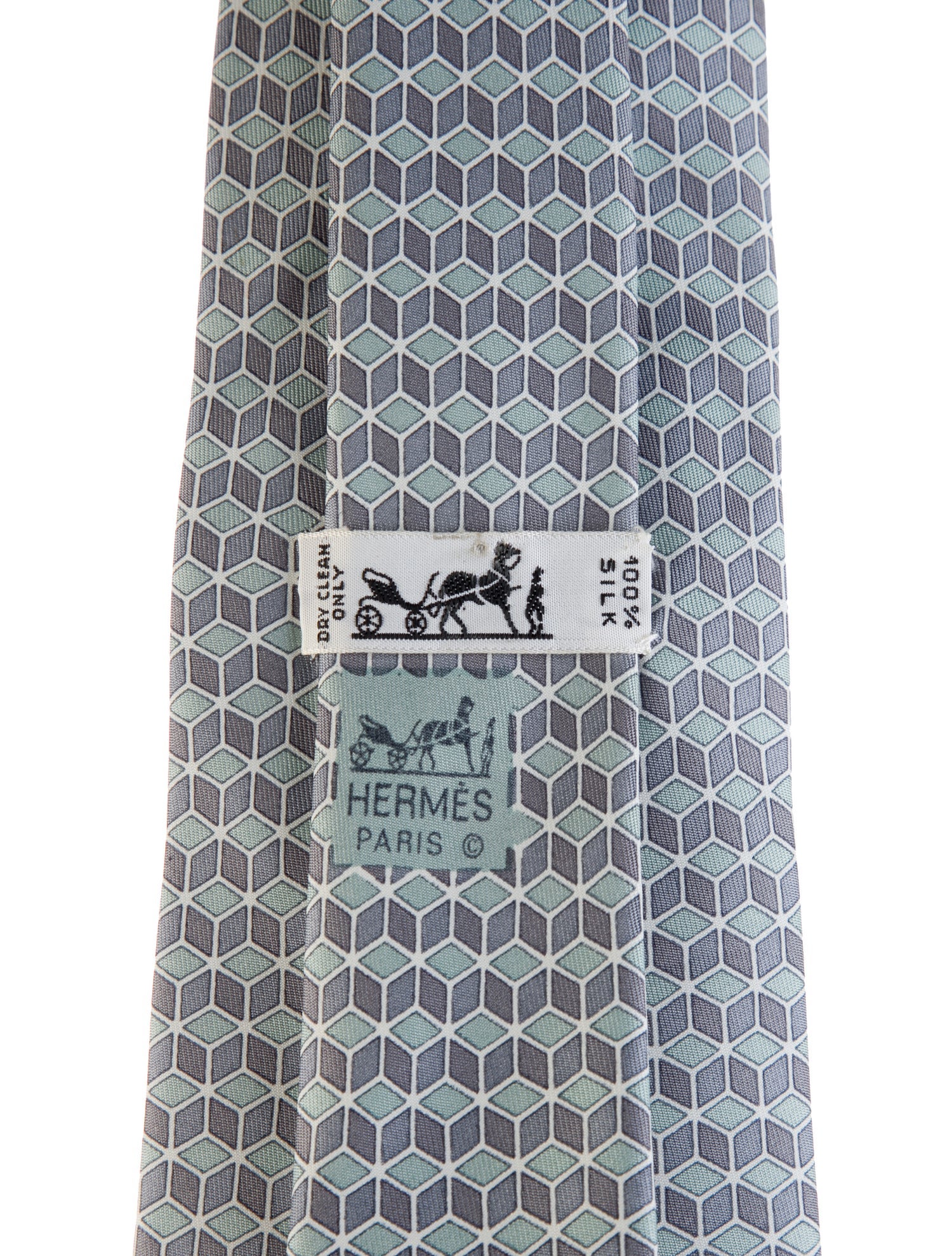 Hermès Hermès Pattern Silk Tie