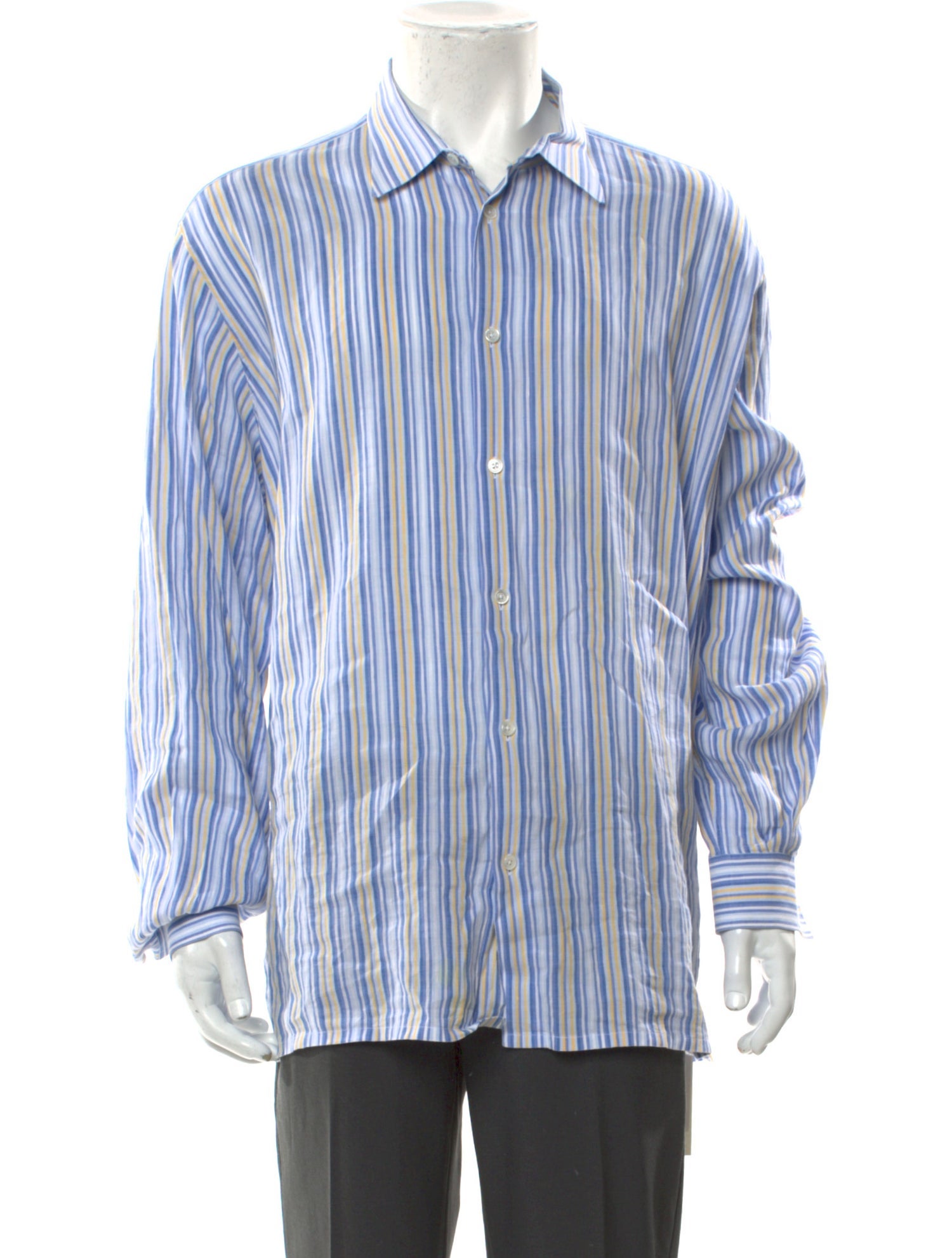 Hermès Striped Long Sleeve Shirt
