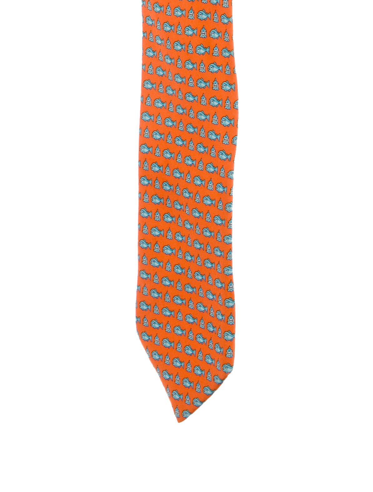 Hermès Patterned Silk Tie