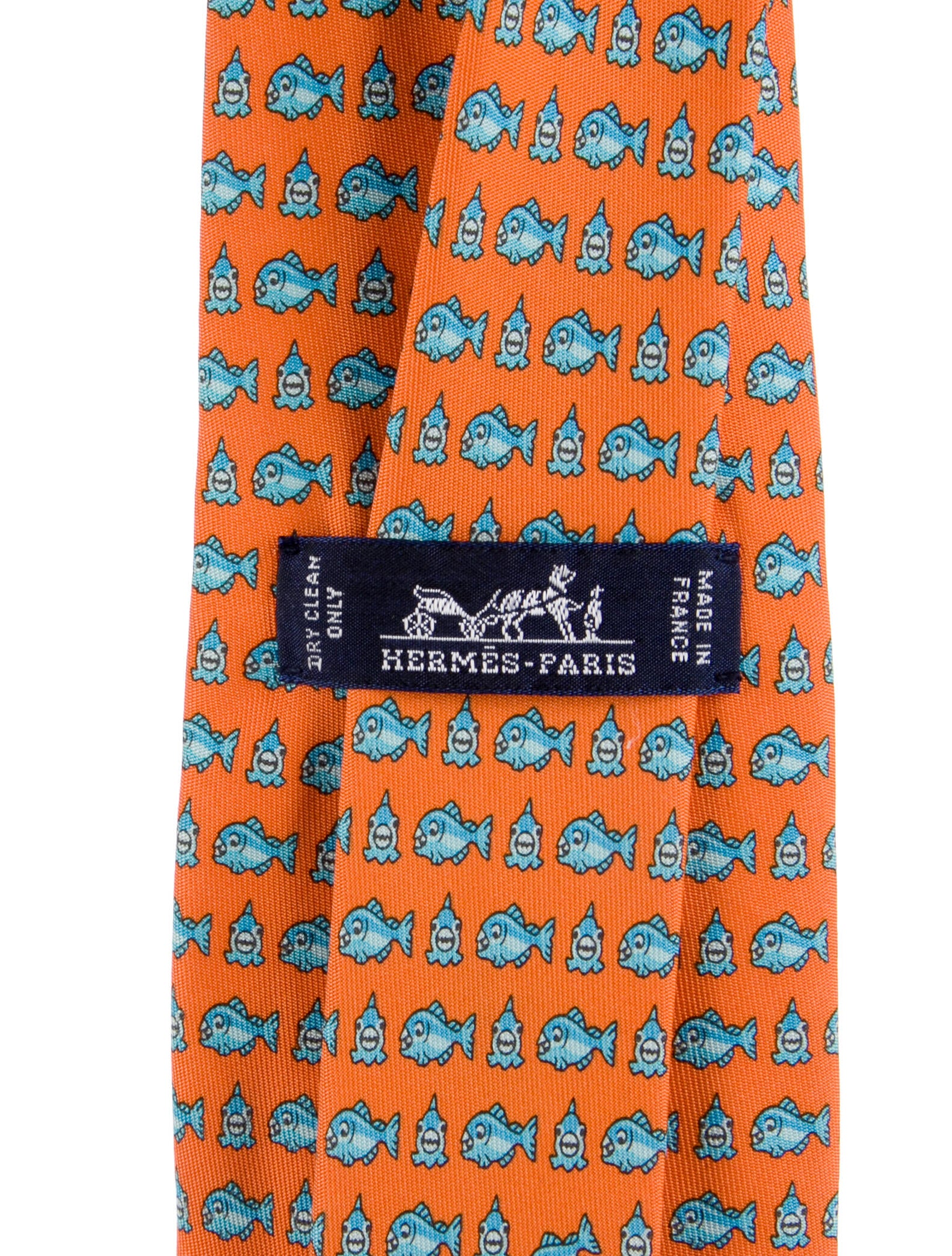 Hermès Patterned Silk Tie