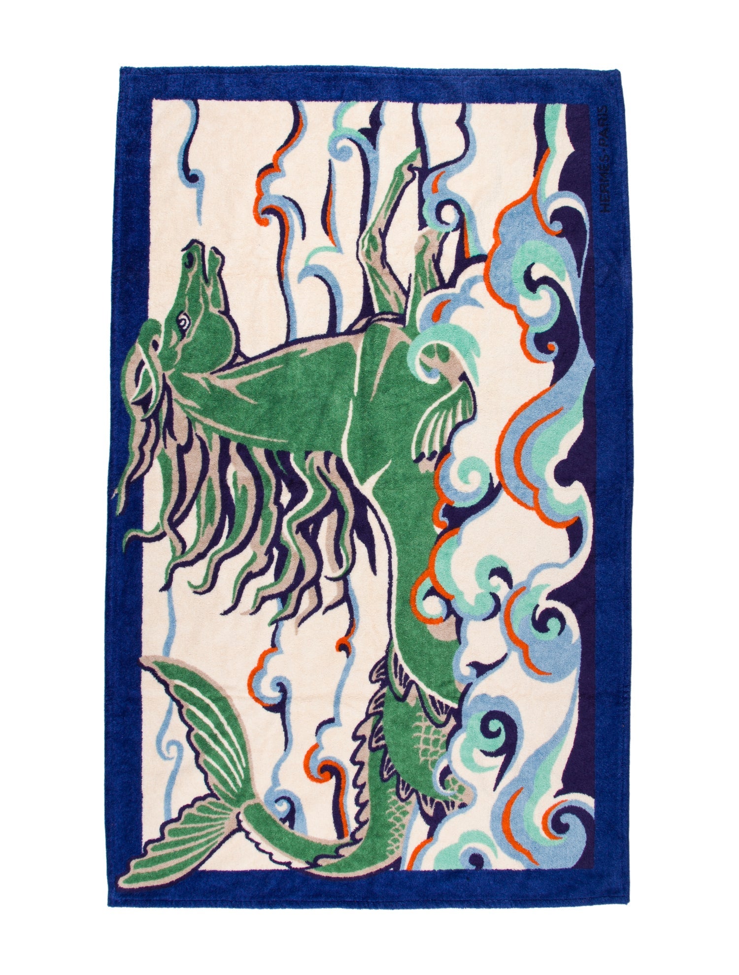 Hermès Cheval Marin Beach Towel