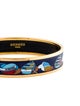 Hermès Narrow Enamel Bangle Bracelet