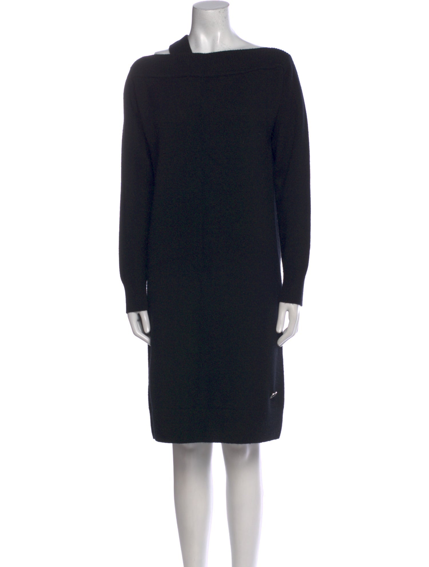Hermès Bateau Neckline Knee-Length Dress