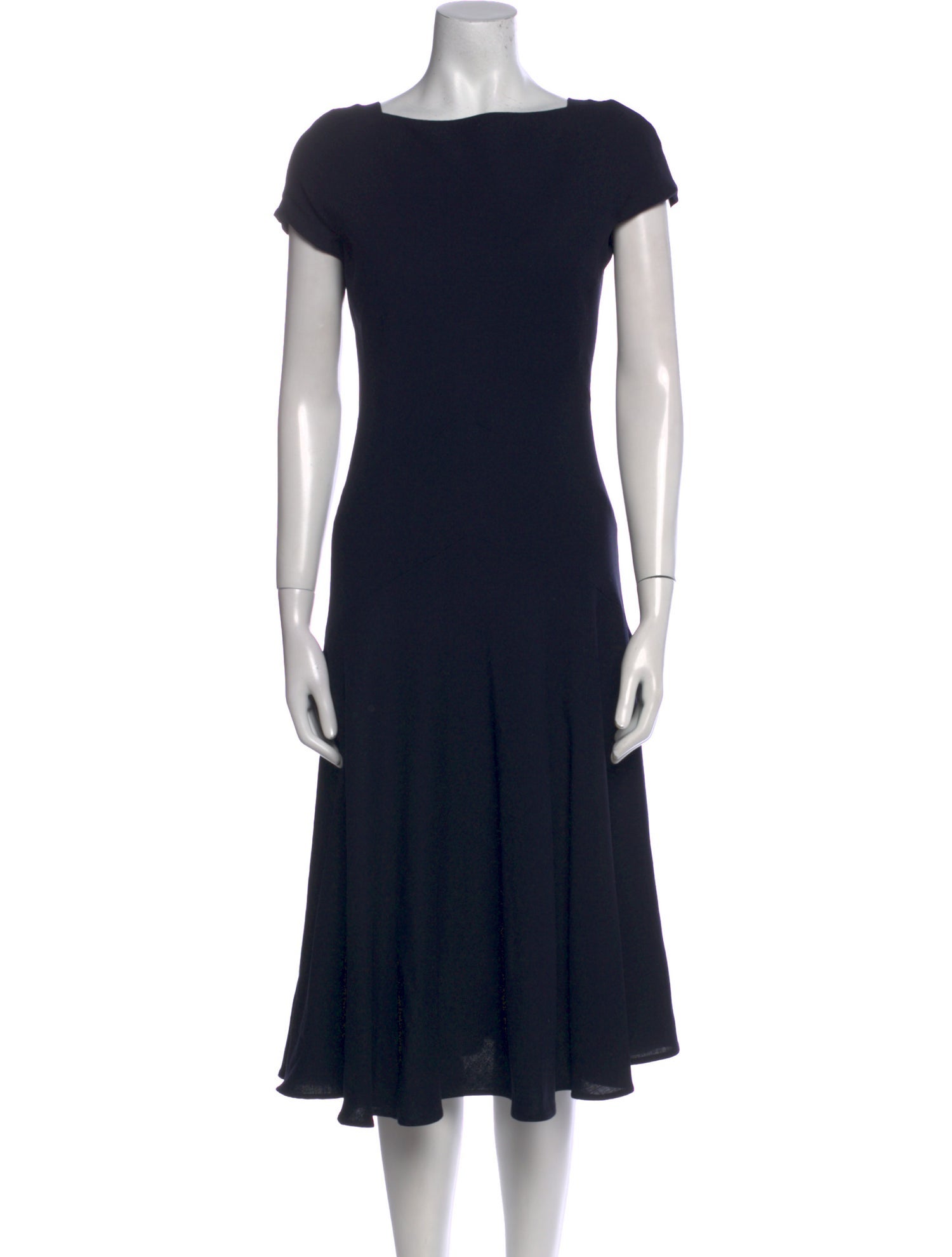 Hermès Virgin Wool Midi Length Dress