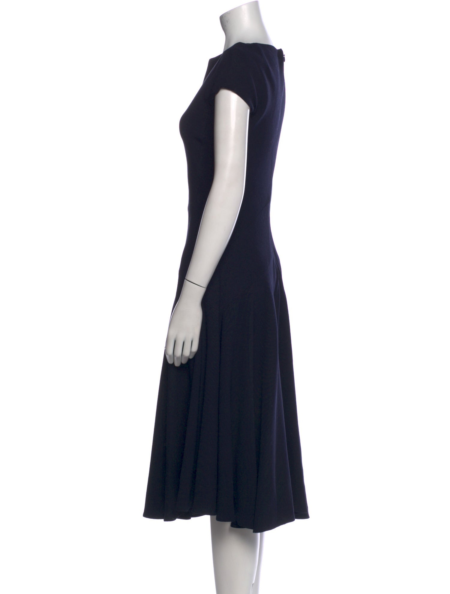 Hermès Virgin Wool Midi Length Dress