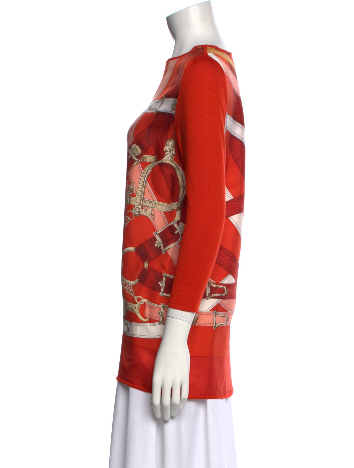 Hermès Silk Printed Tunic