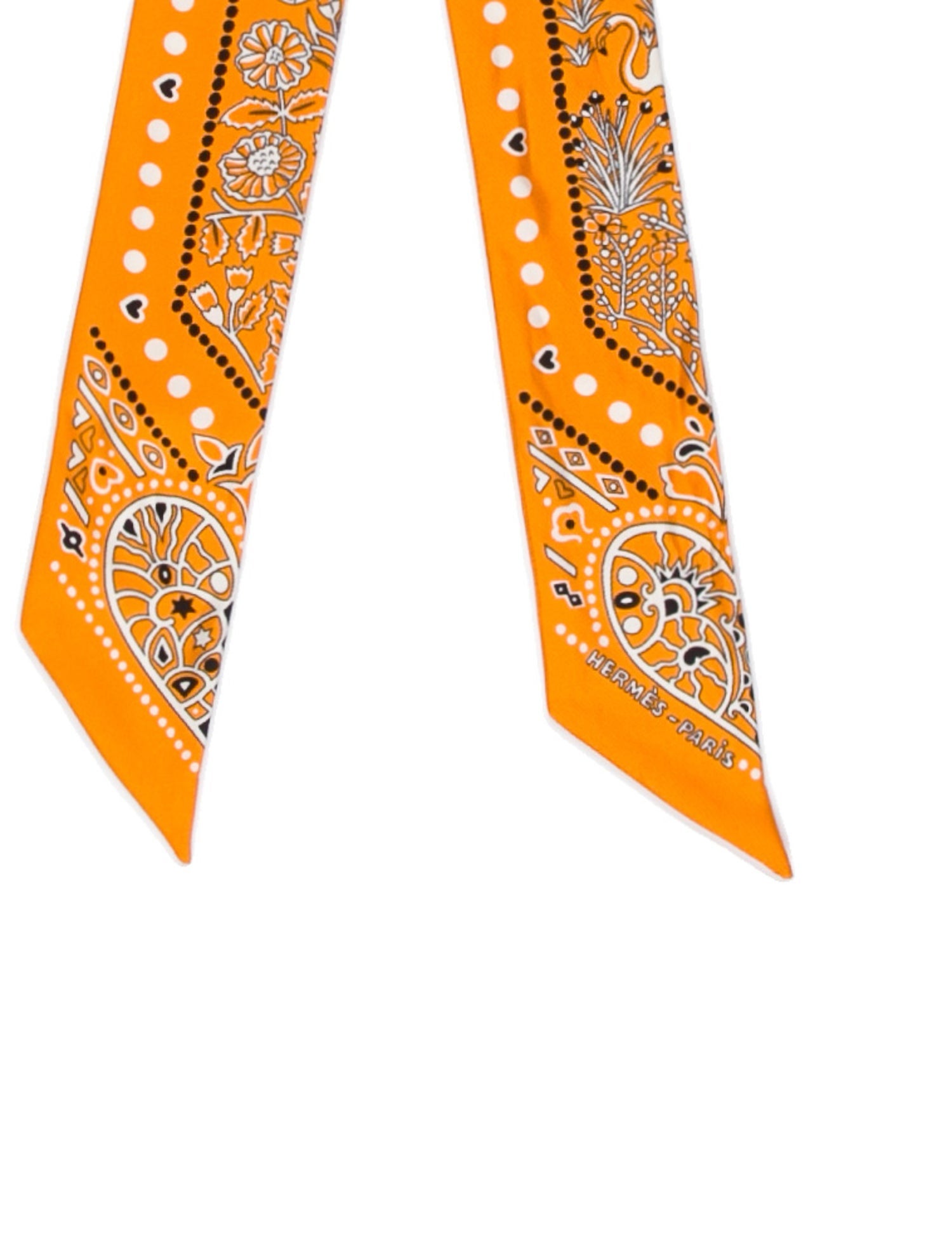 Hermès Entre Ciel et Mer Bandana Silk Twilly Scarf