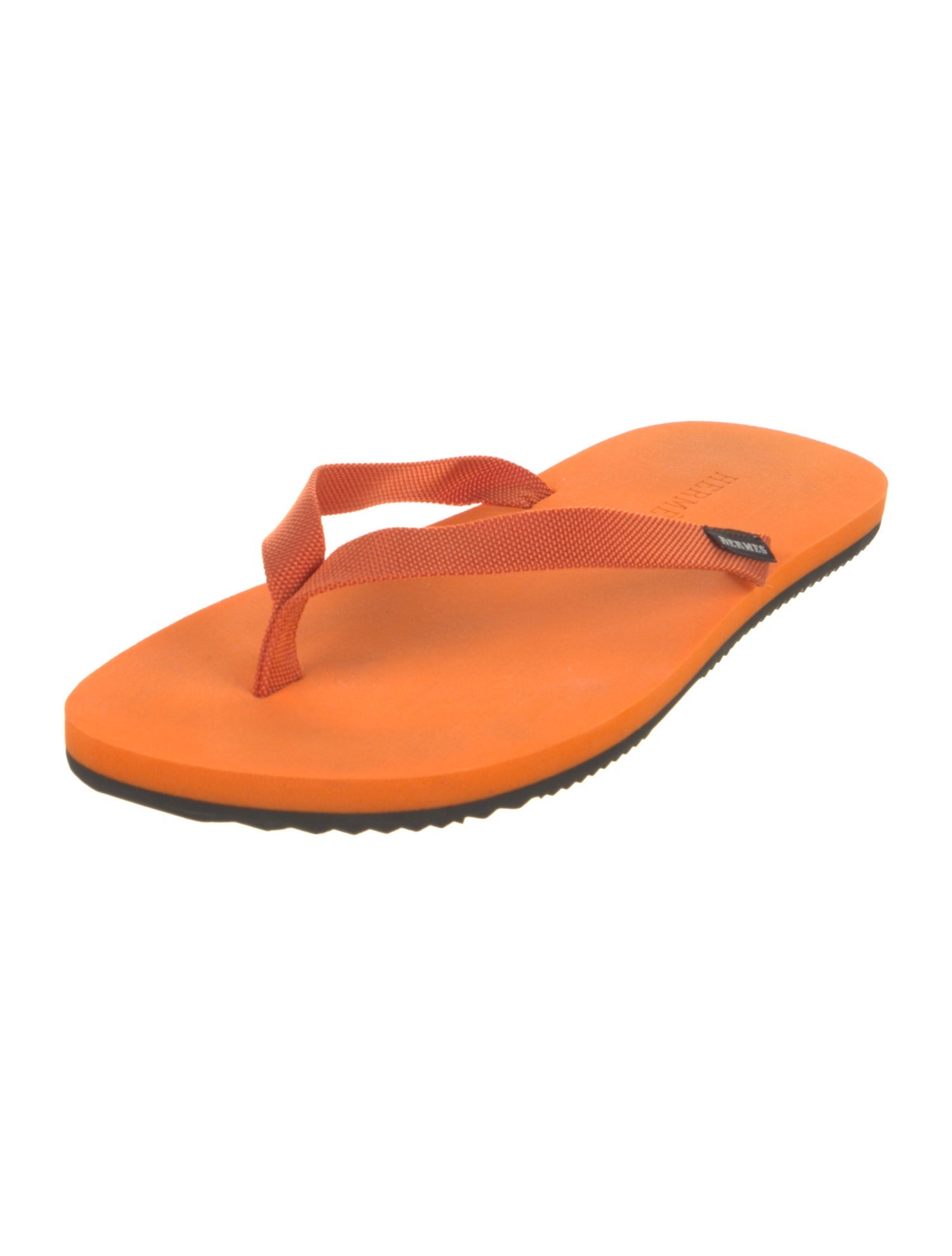 Hermès Isolella Canvas Flip Flops