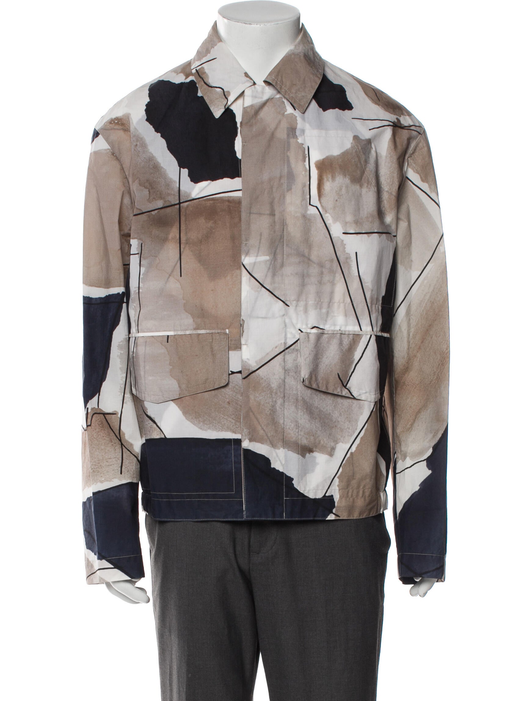 Hermès Printed Moto Jacket w/ Tags