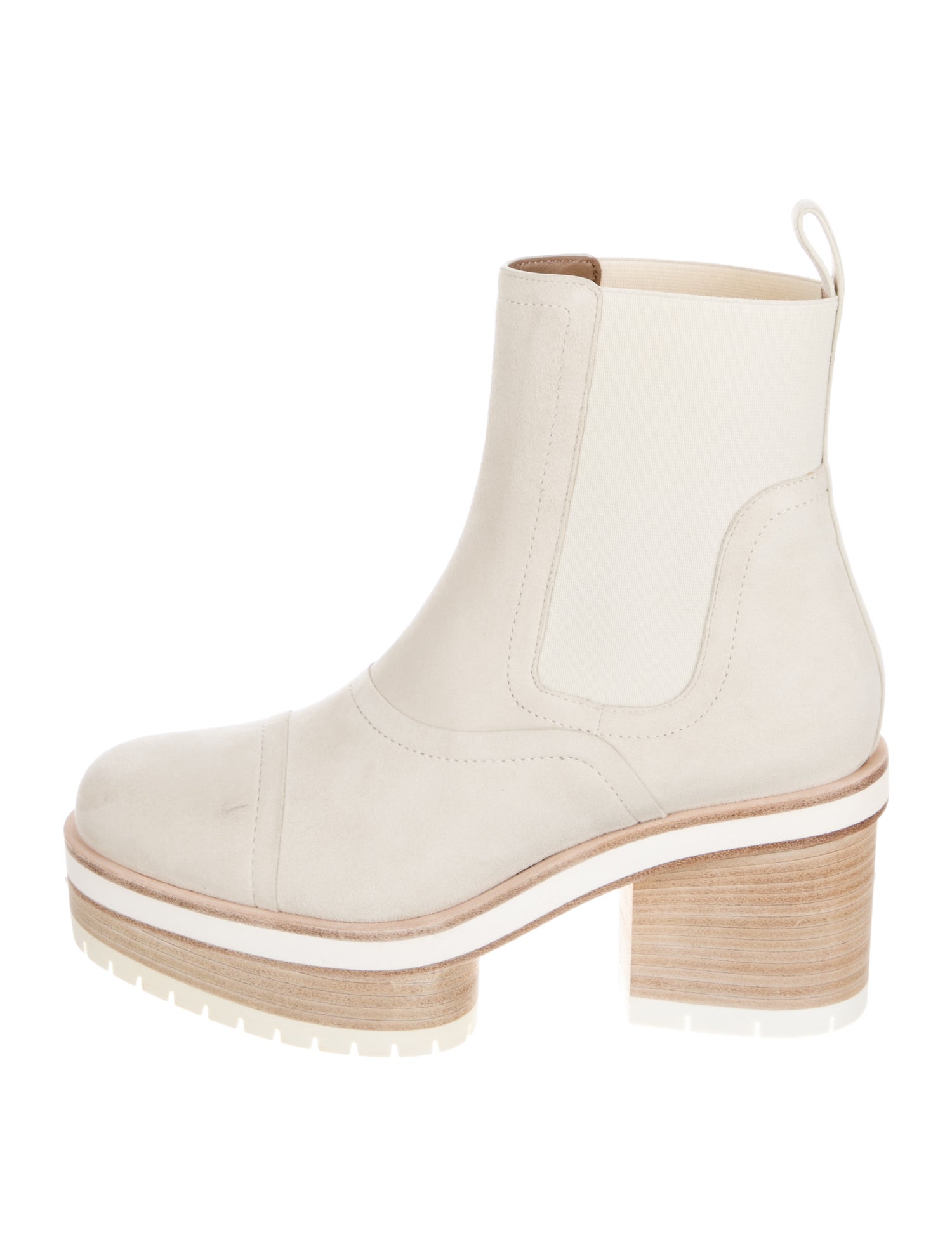 Hermès Isee 45 Suede Chelsea Boots