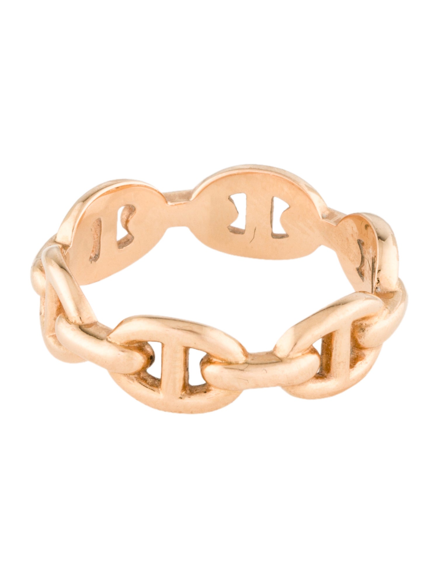 Hermès 18K Small Chaine d'Ancre Enchainee Ring