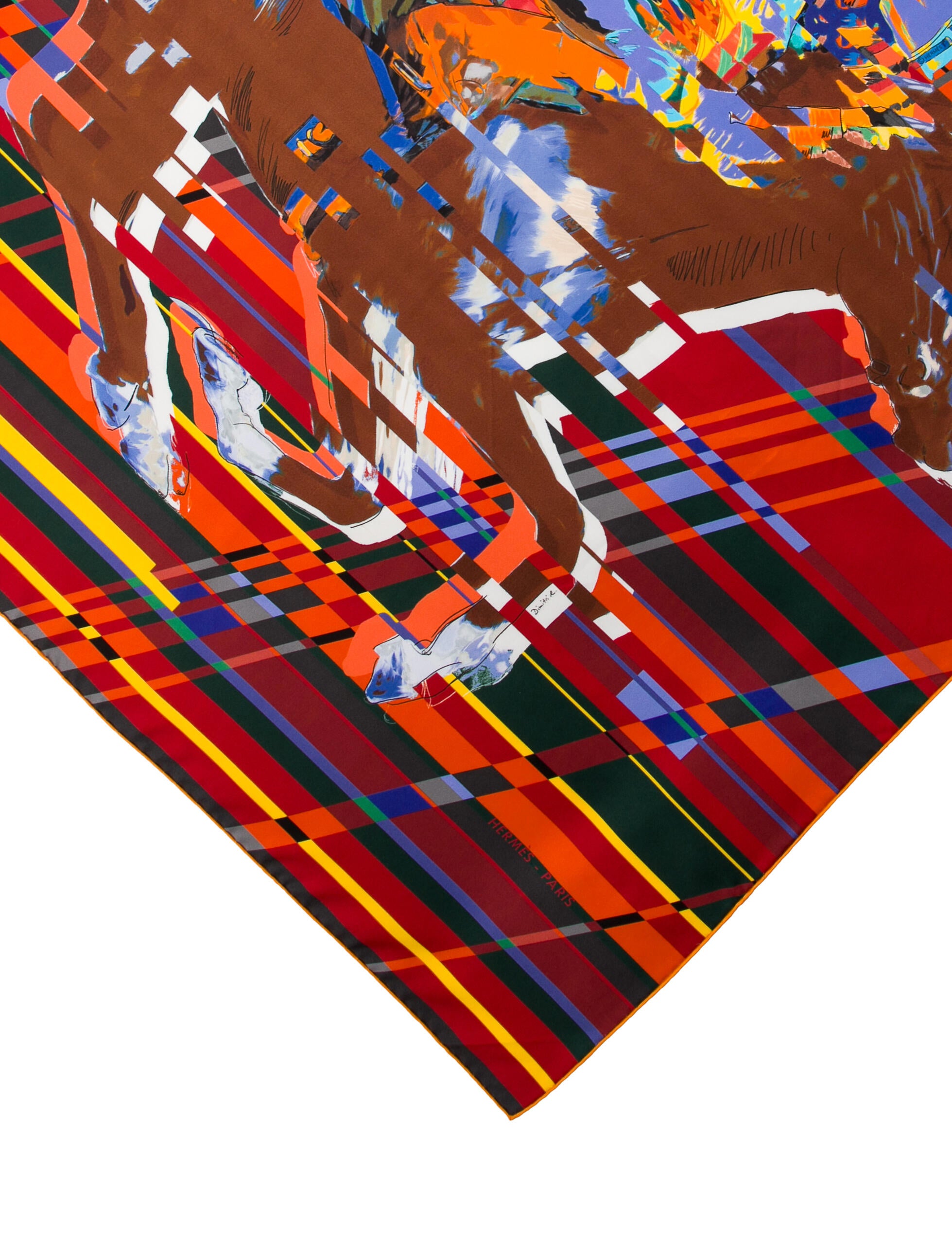 Hermès Photo Finish Silk Scarf