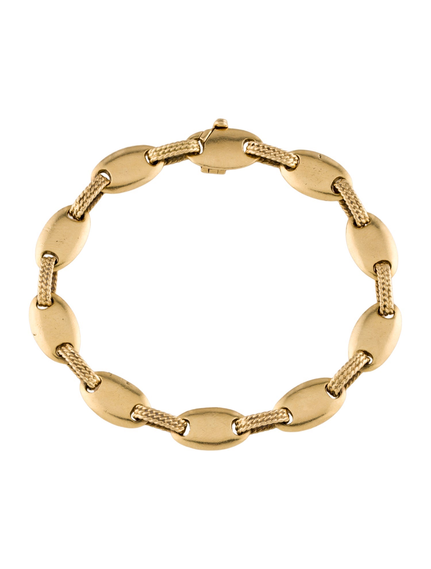 Hermès Vintage 18K Oval Link Bracelet