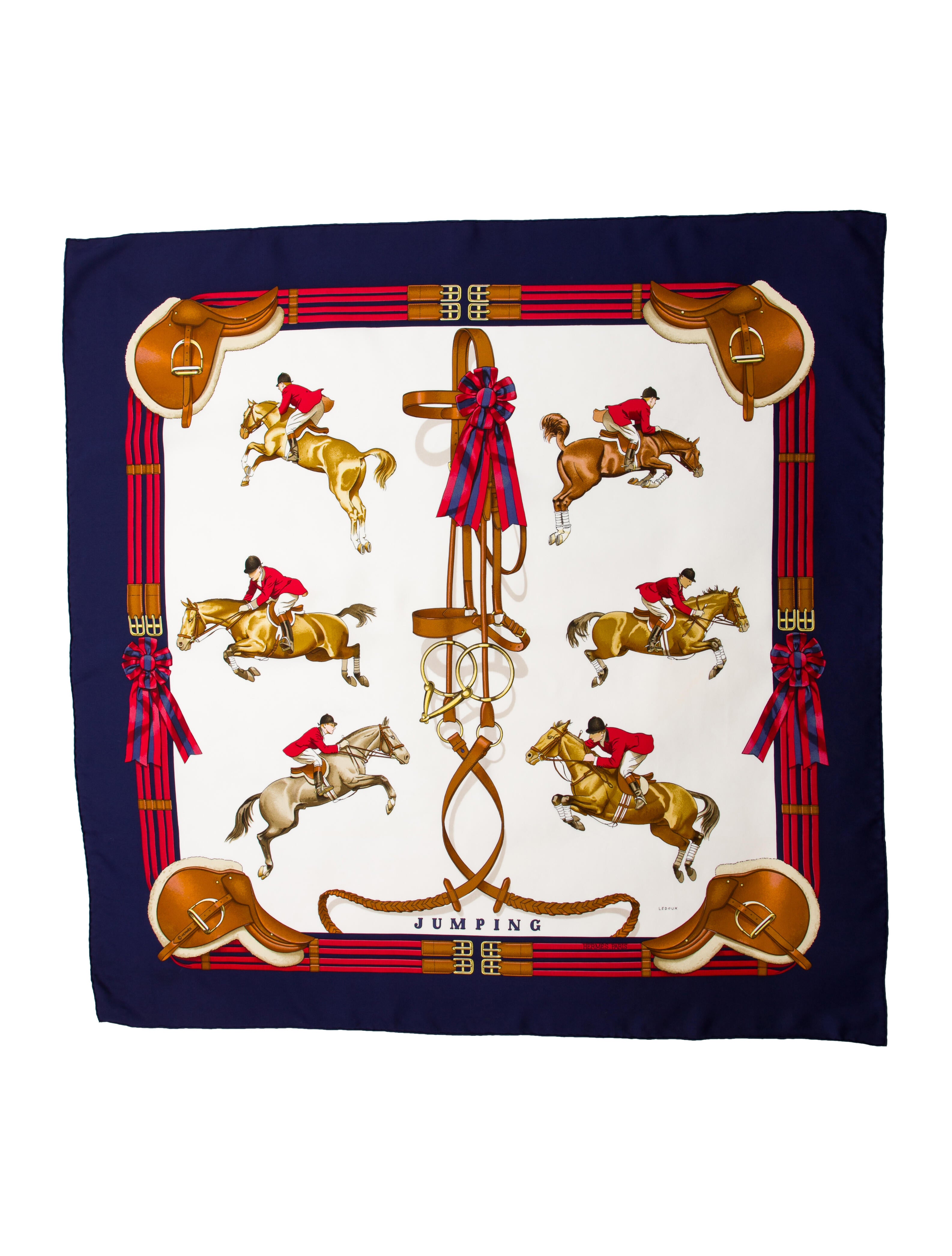 Hermès Jumping Silk Scarf
