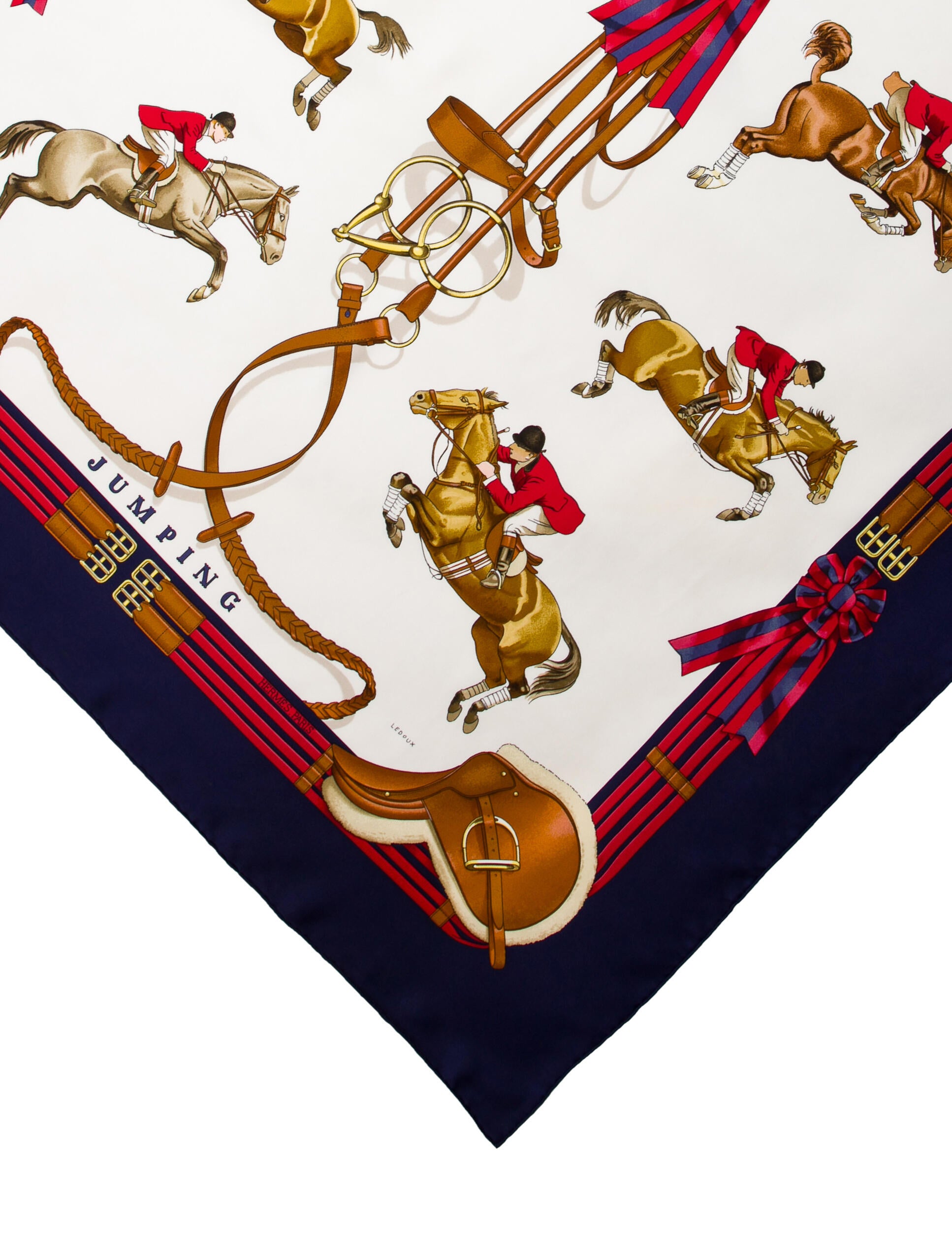 Hermès Jumping Silk Scarf