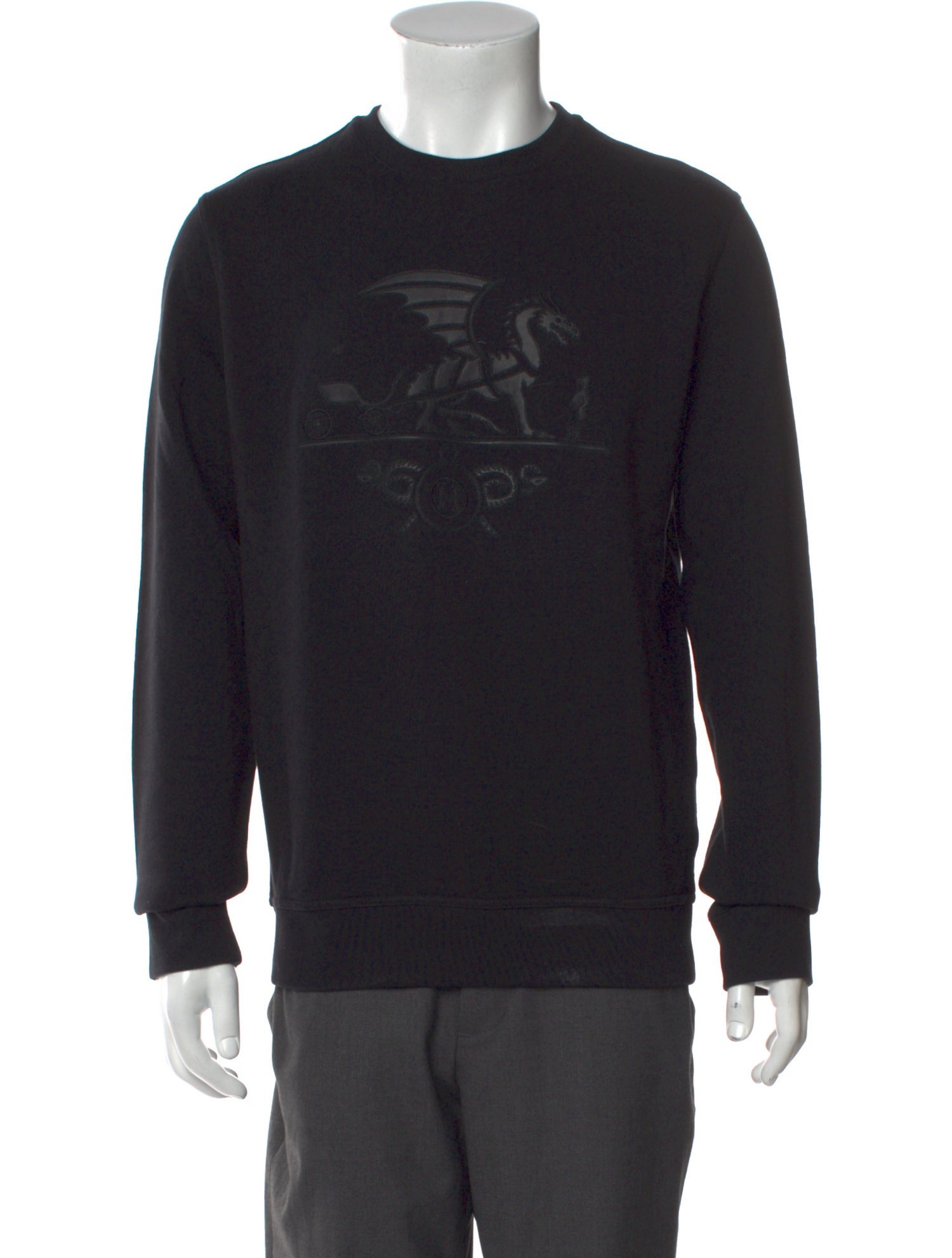 Hermès Graphic Print Crew Neck Pullover