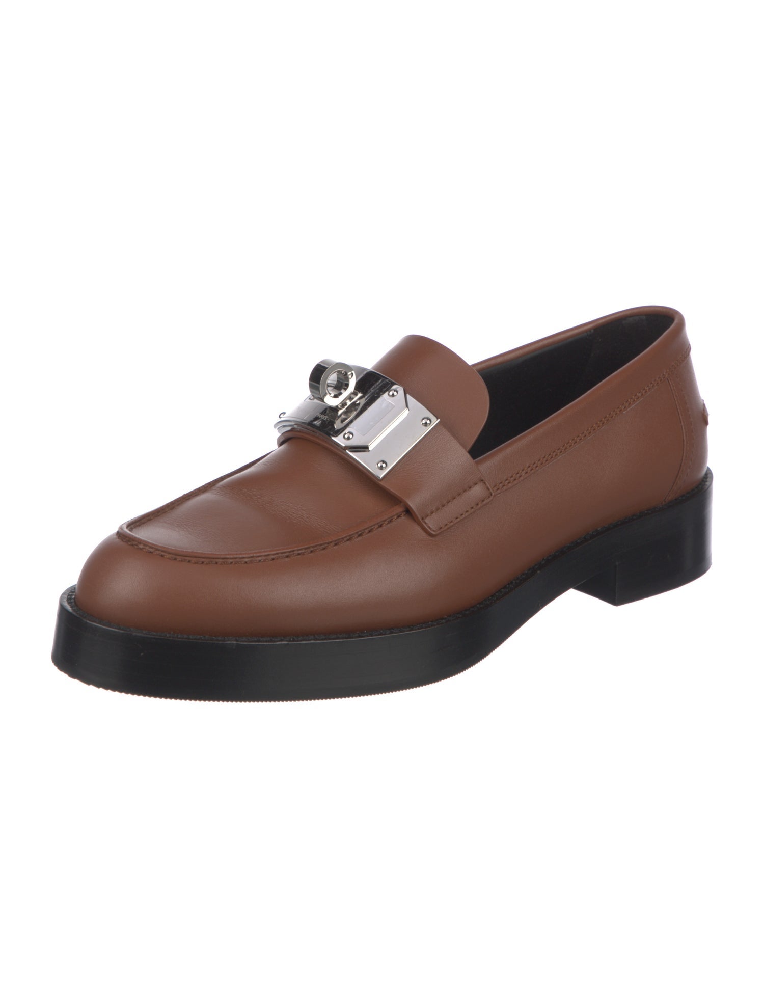 Hermès Hot Calfskin Loafers