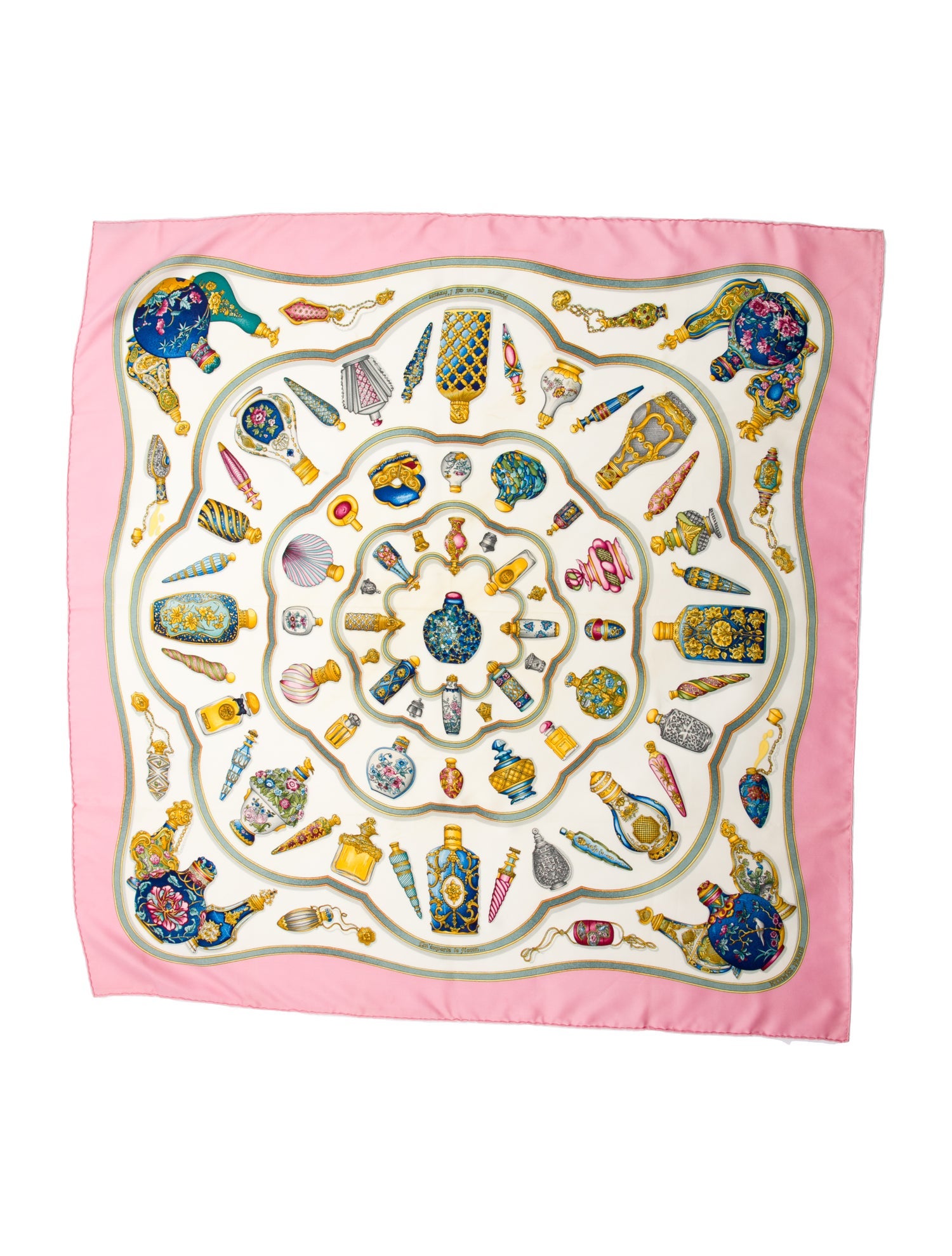 Hermès Qu'importe Le Flacon Silk Scarf
