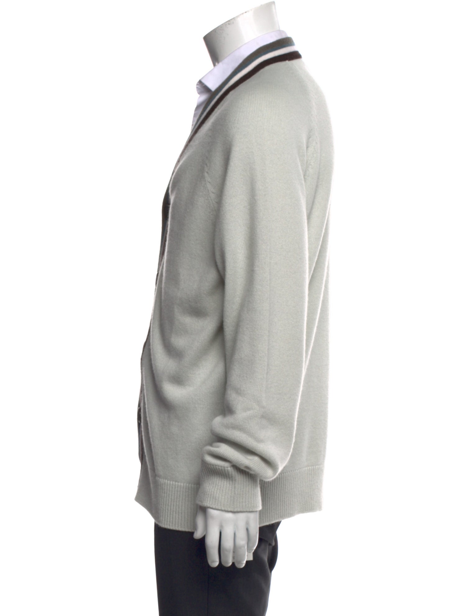 Hermès Cashmere Striped Cardigan