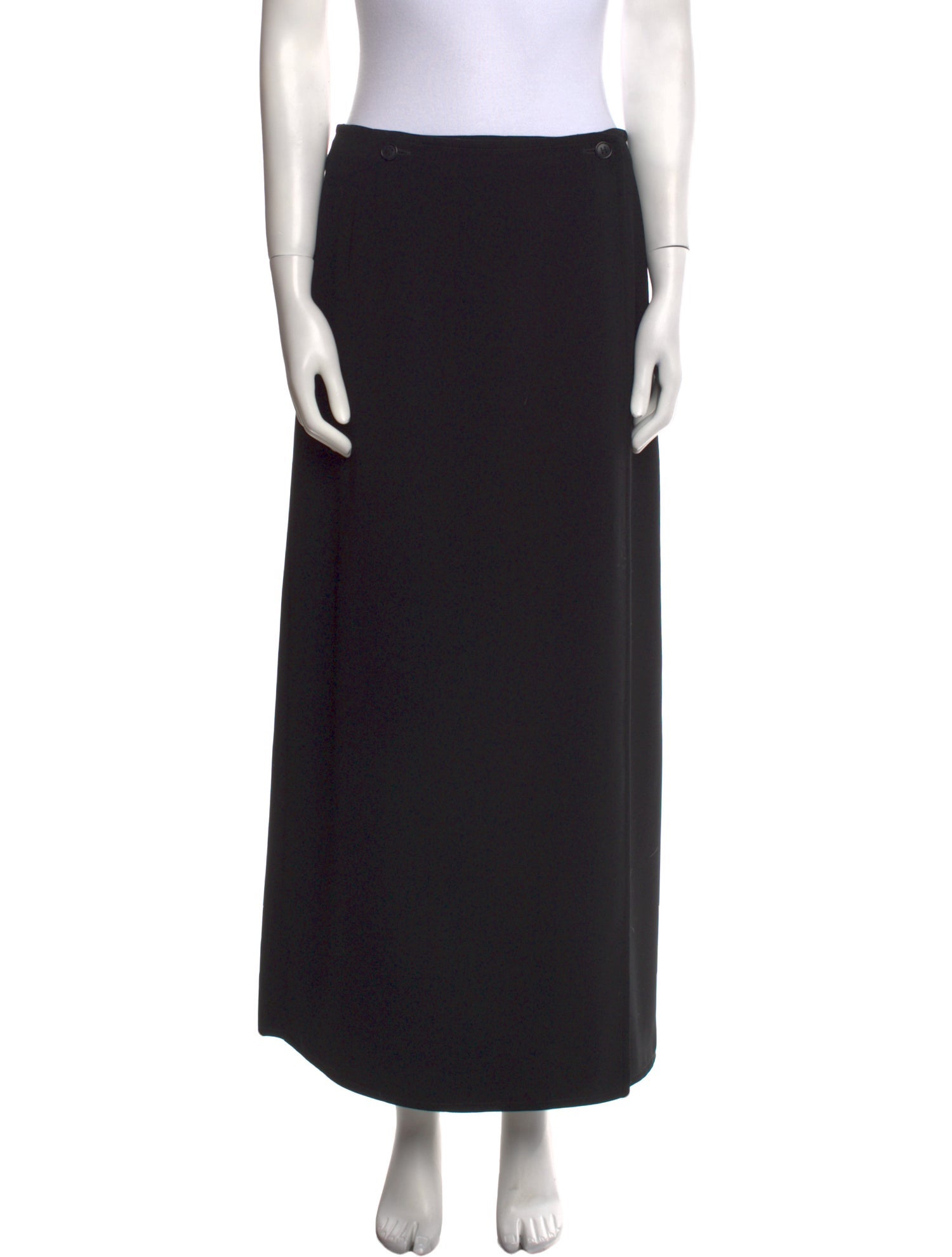 Hermès Silk Midi Length Skirt