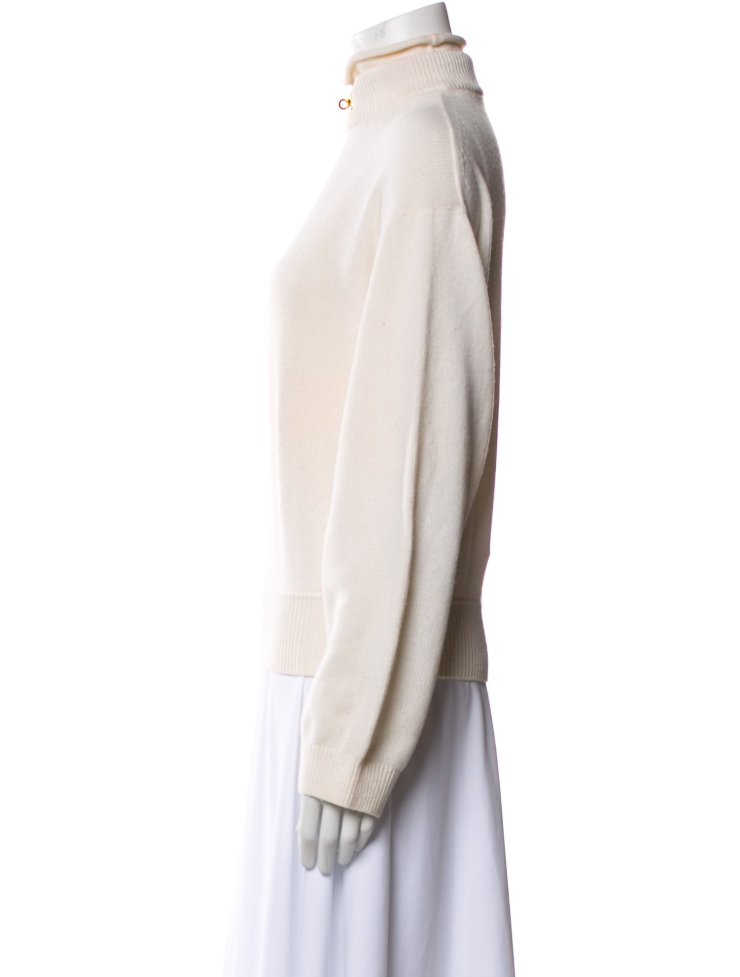 Hermès Cashmere Mock Neck Sweater