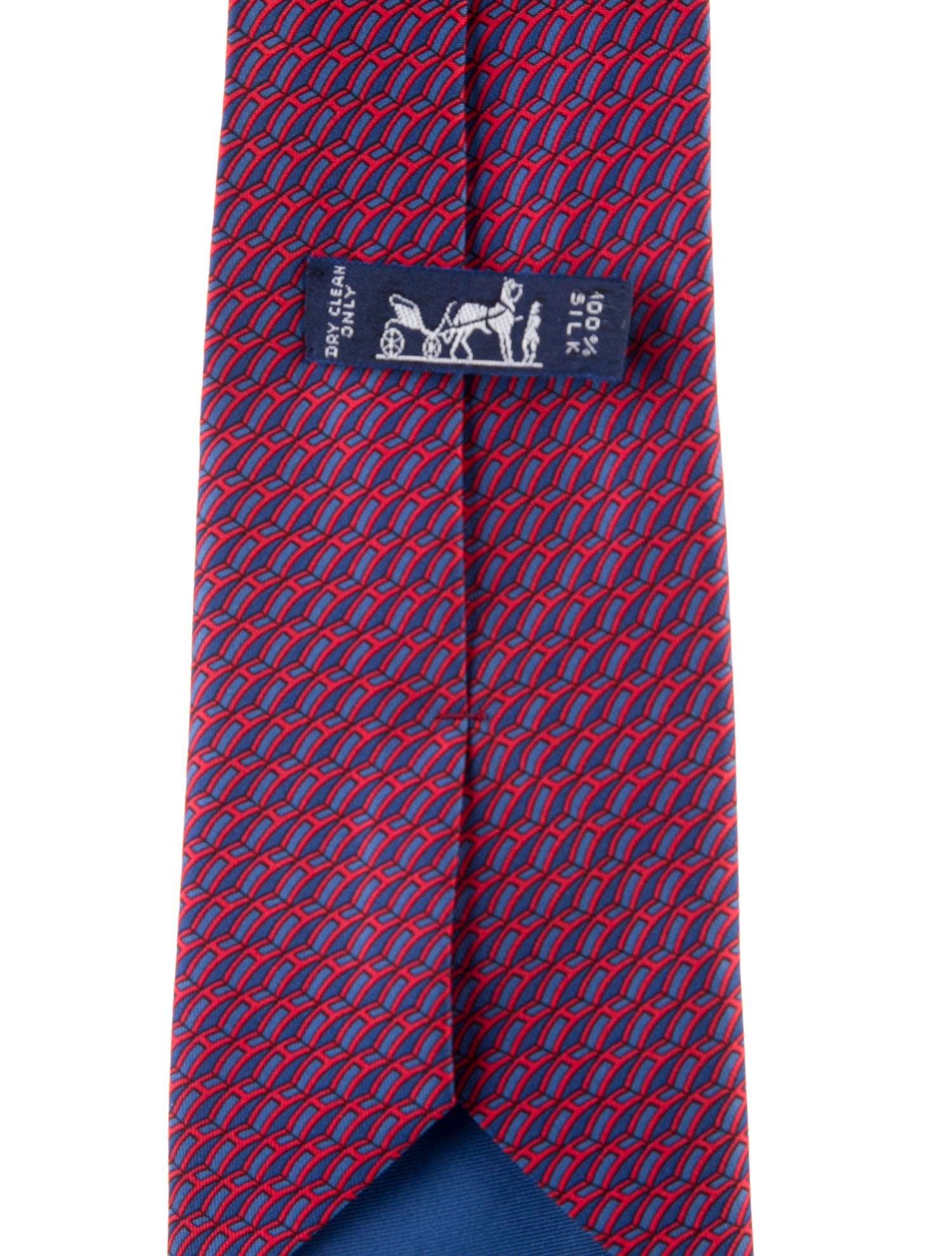 Hermès Printed Silk Tie