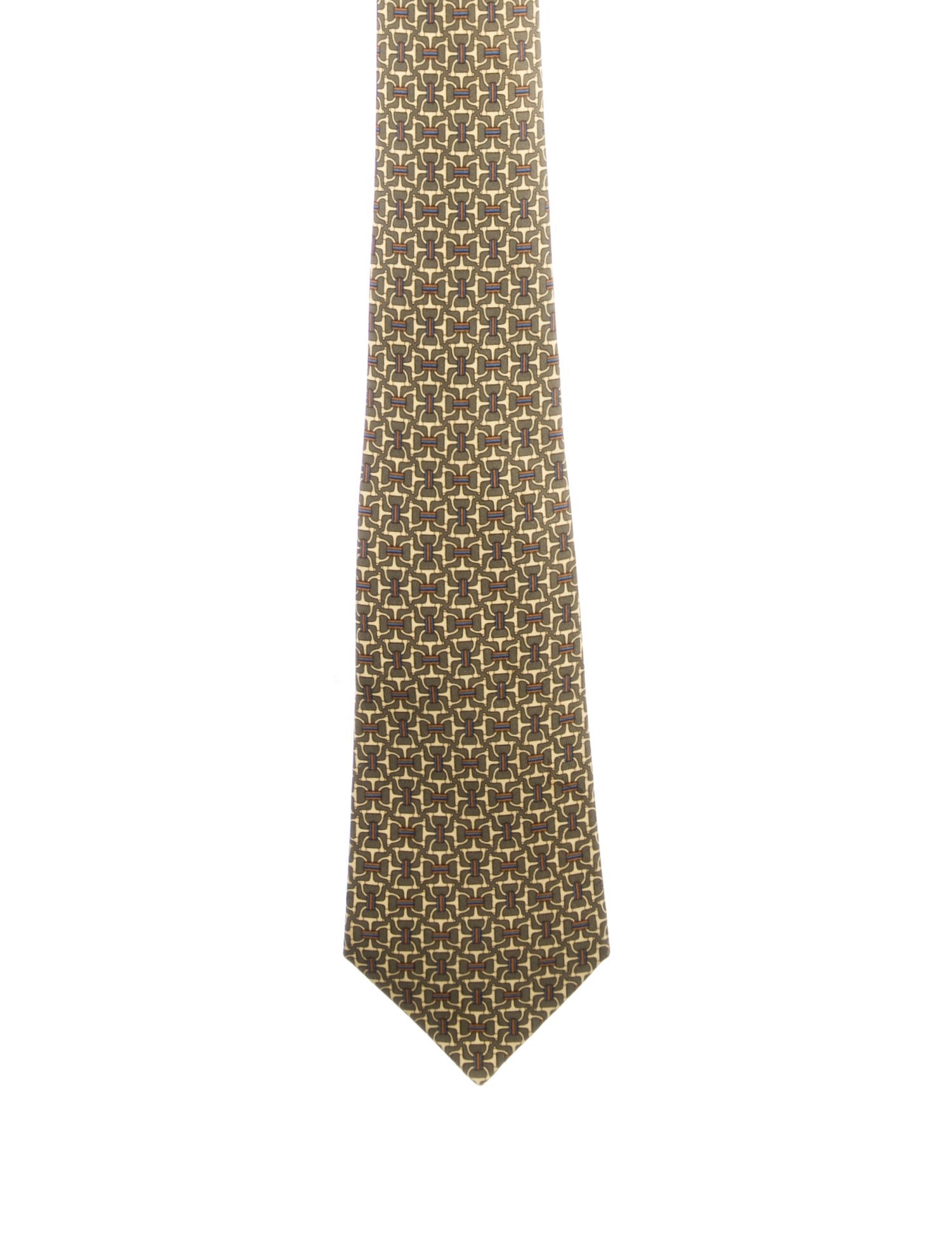 Hermès Silk Pattern Tie
