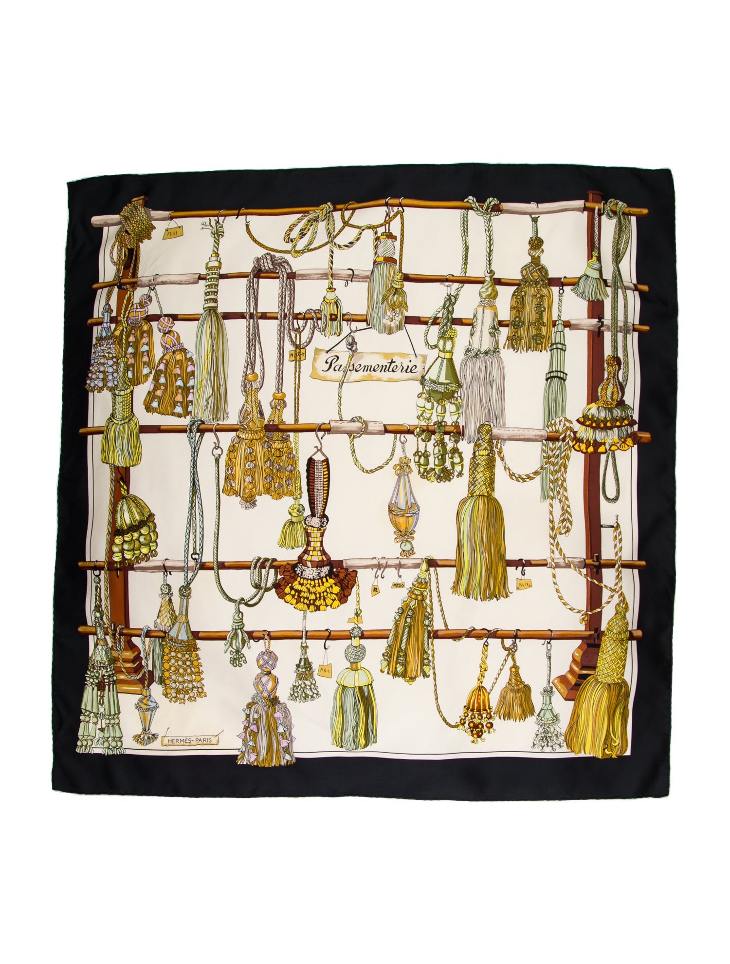 Hermès Passementerie Silk Scarf