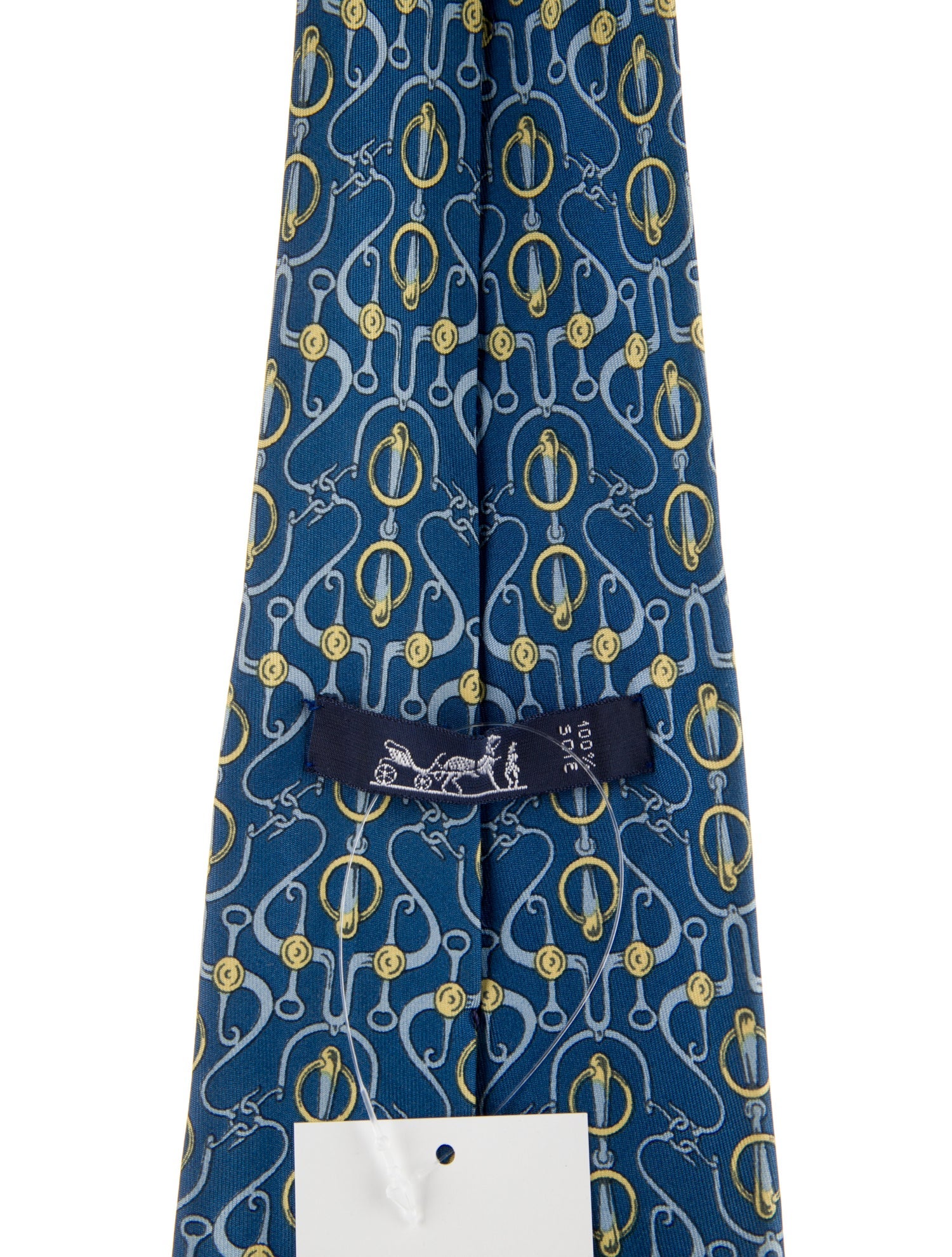 Hermès Silk Printed Tie