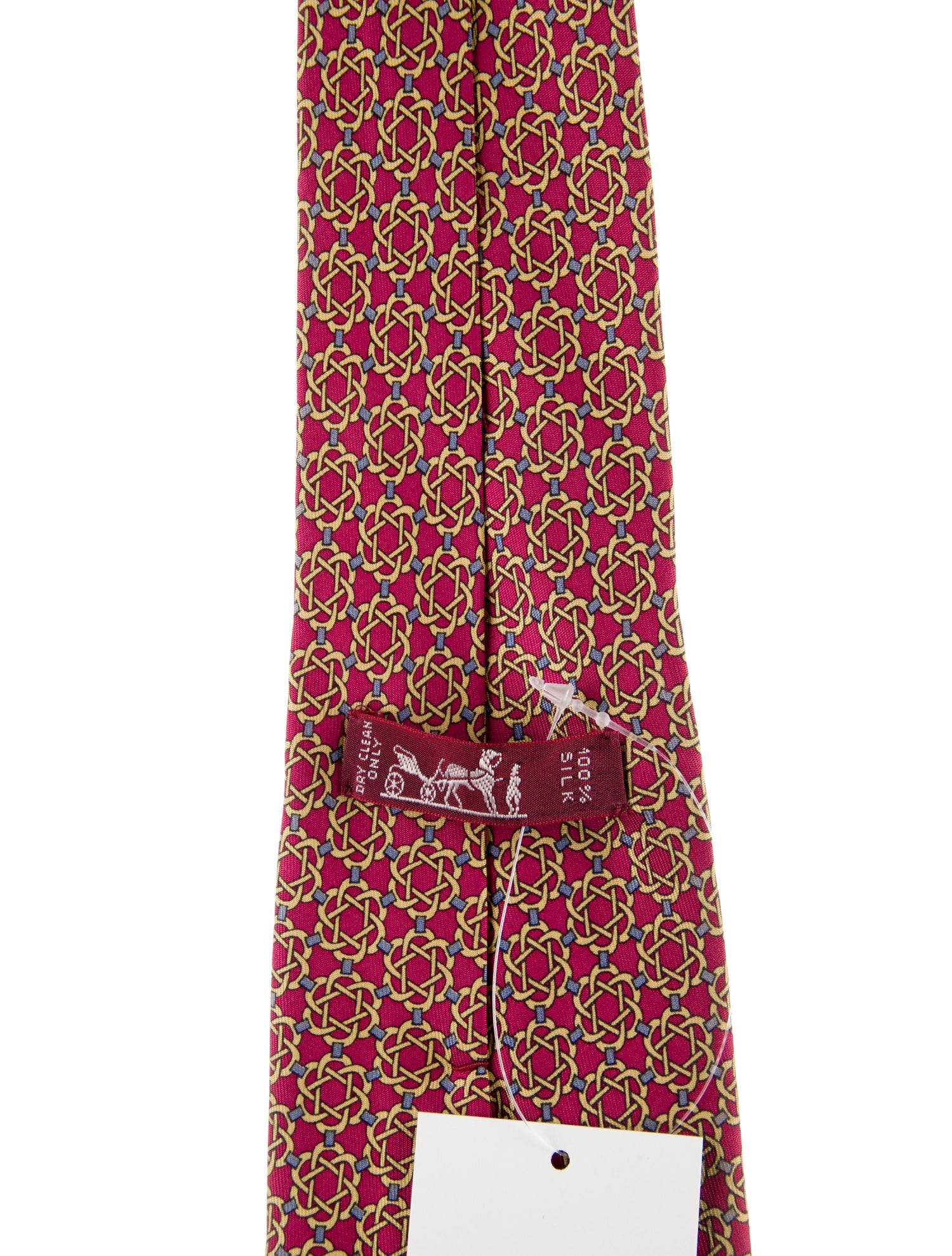 Hermès Silk Printed Tie