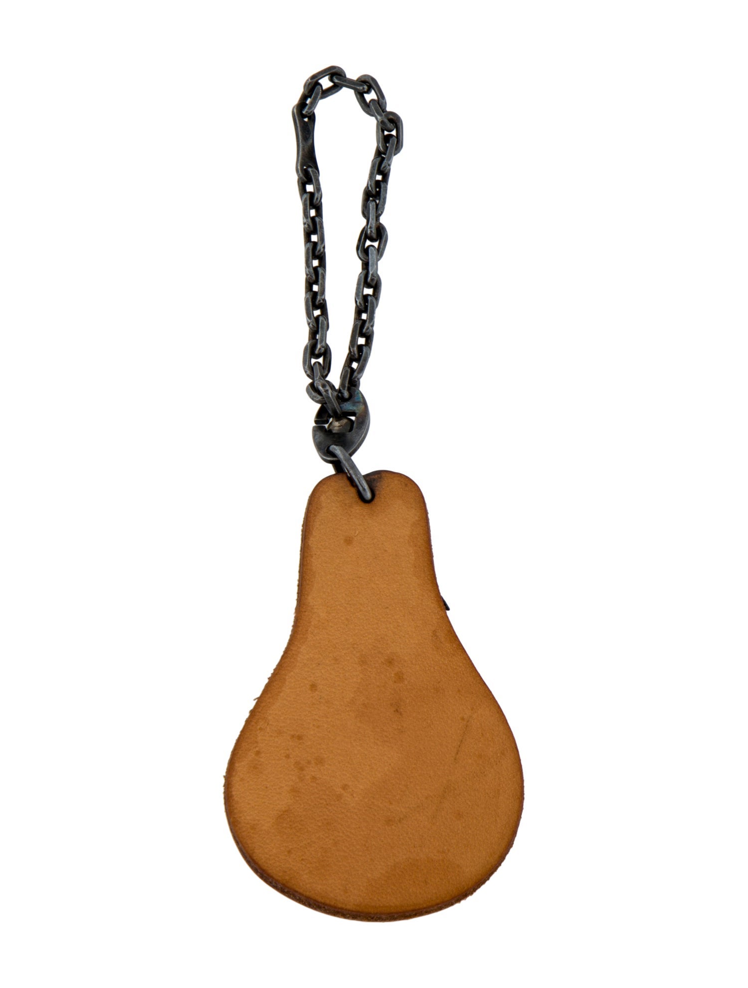 Hermès Leather Pear Bag Charm