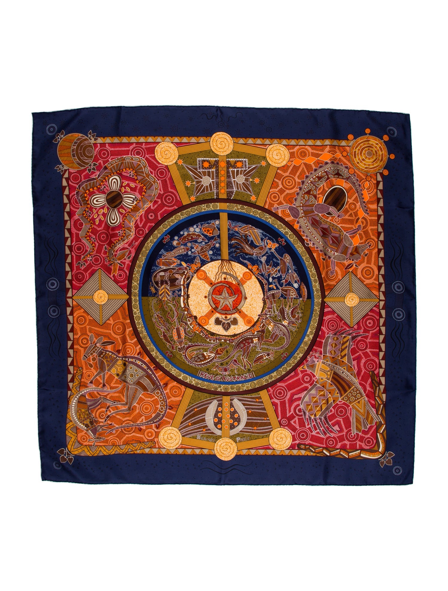 Hermès Reve D’Australie Silk Scarf