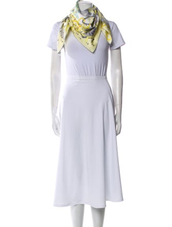 Hermès La Source de Pegase Silk Scarf