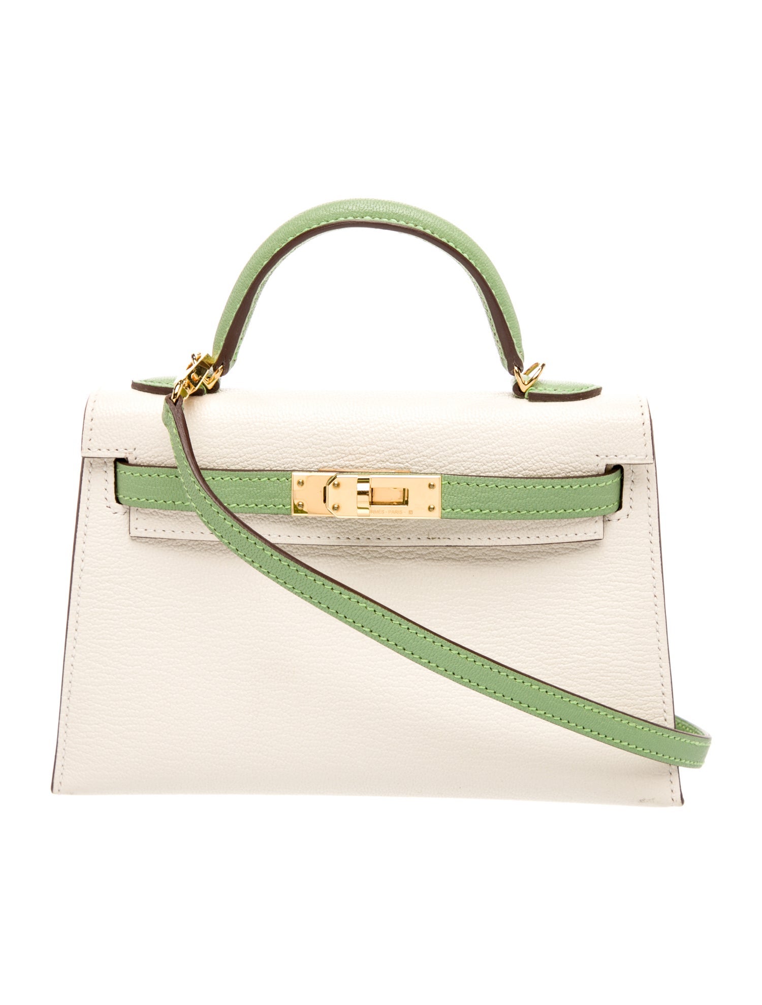 Hermès 2023 Special Order Chevre Mysore Mini Kelly II Sellier 20