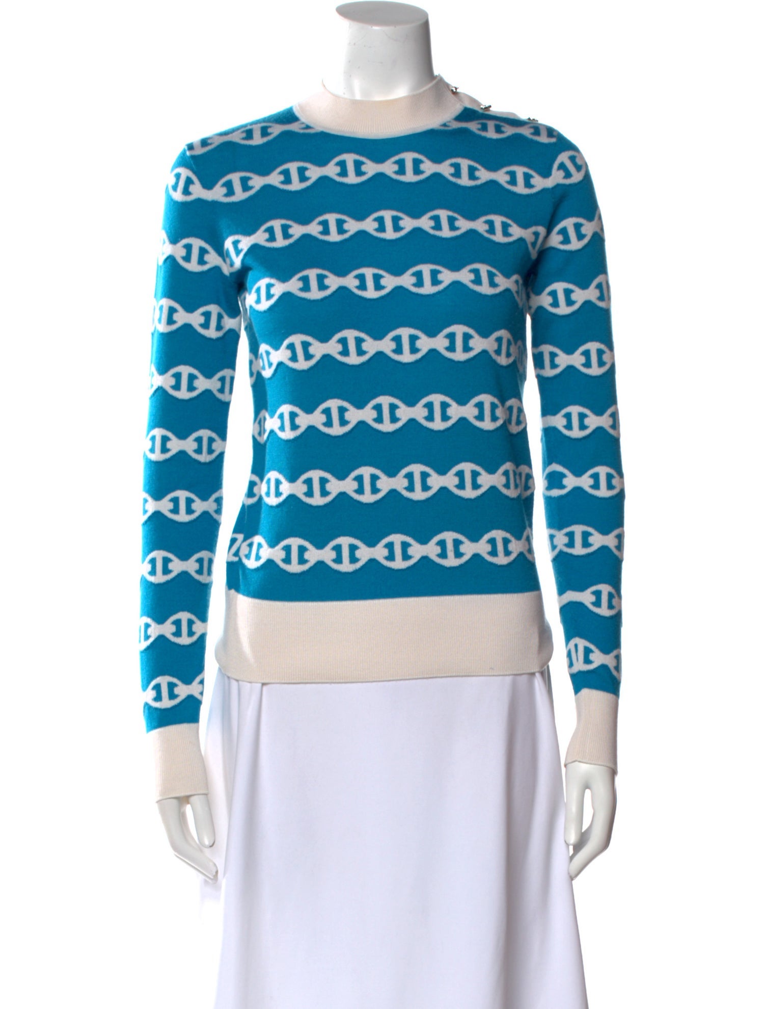 Hermès Cashmere Striped Sweater