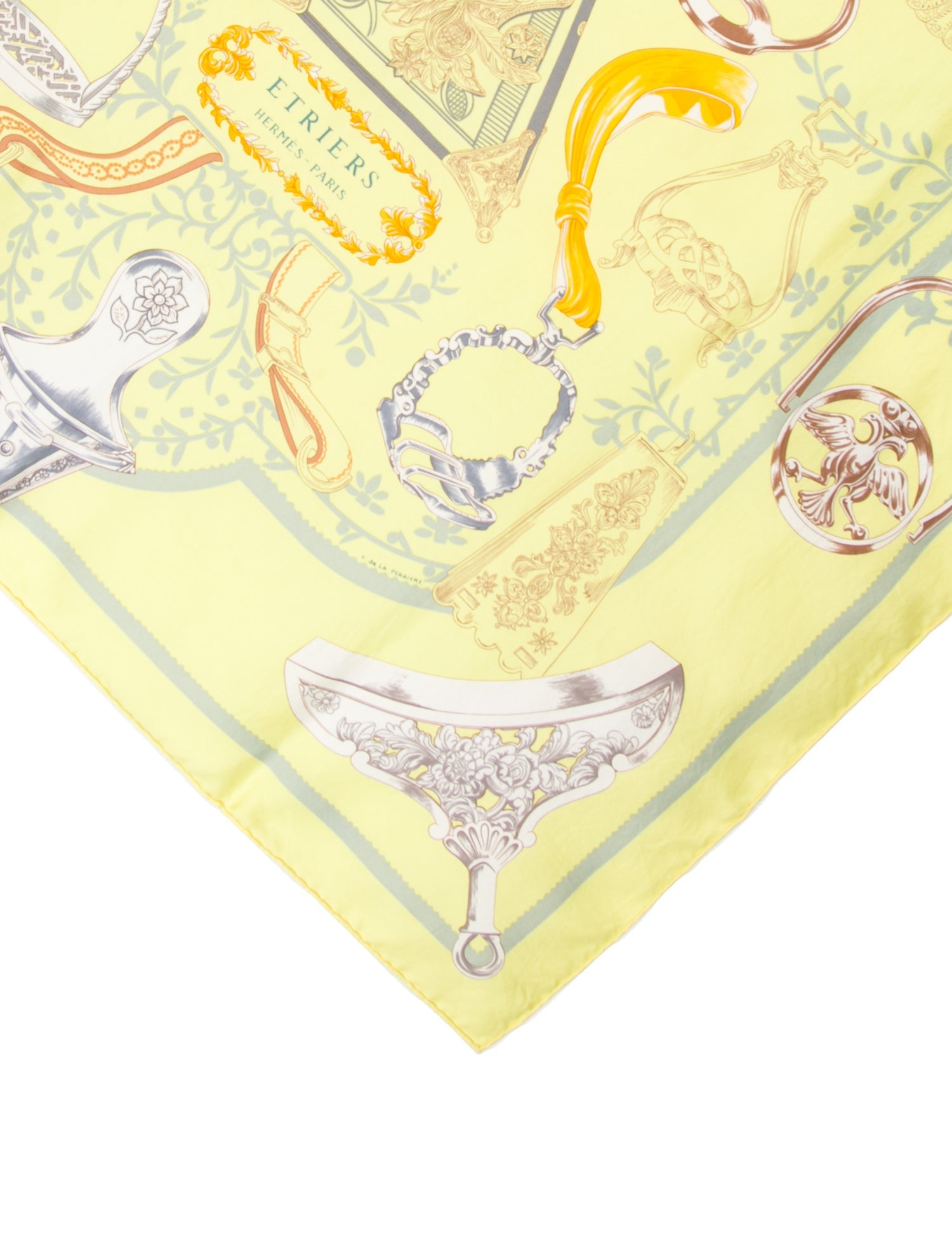 Hermès Etriers Silk Scarf