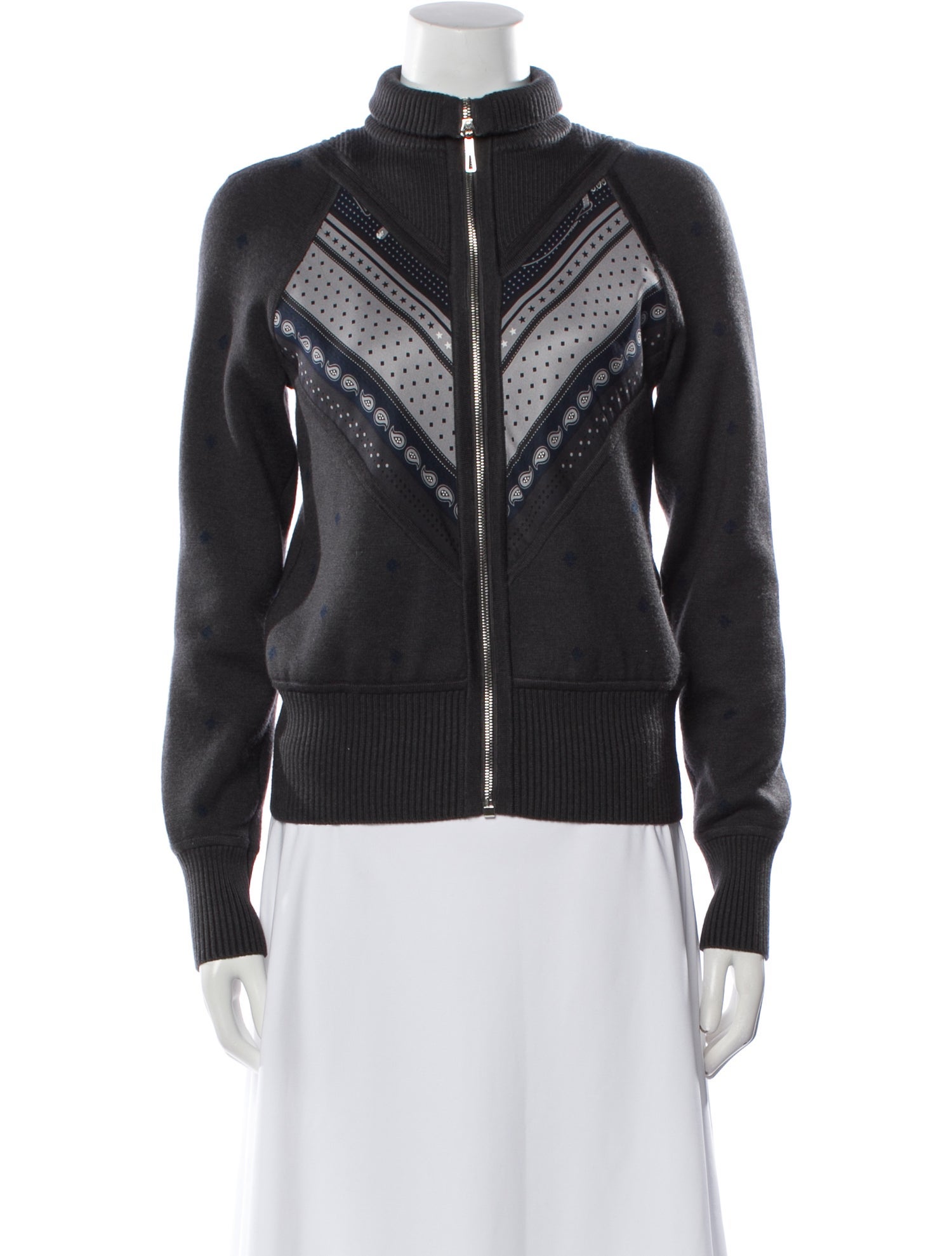 Hermès Silk Printed Sweater