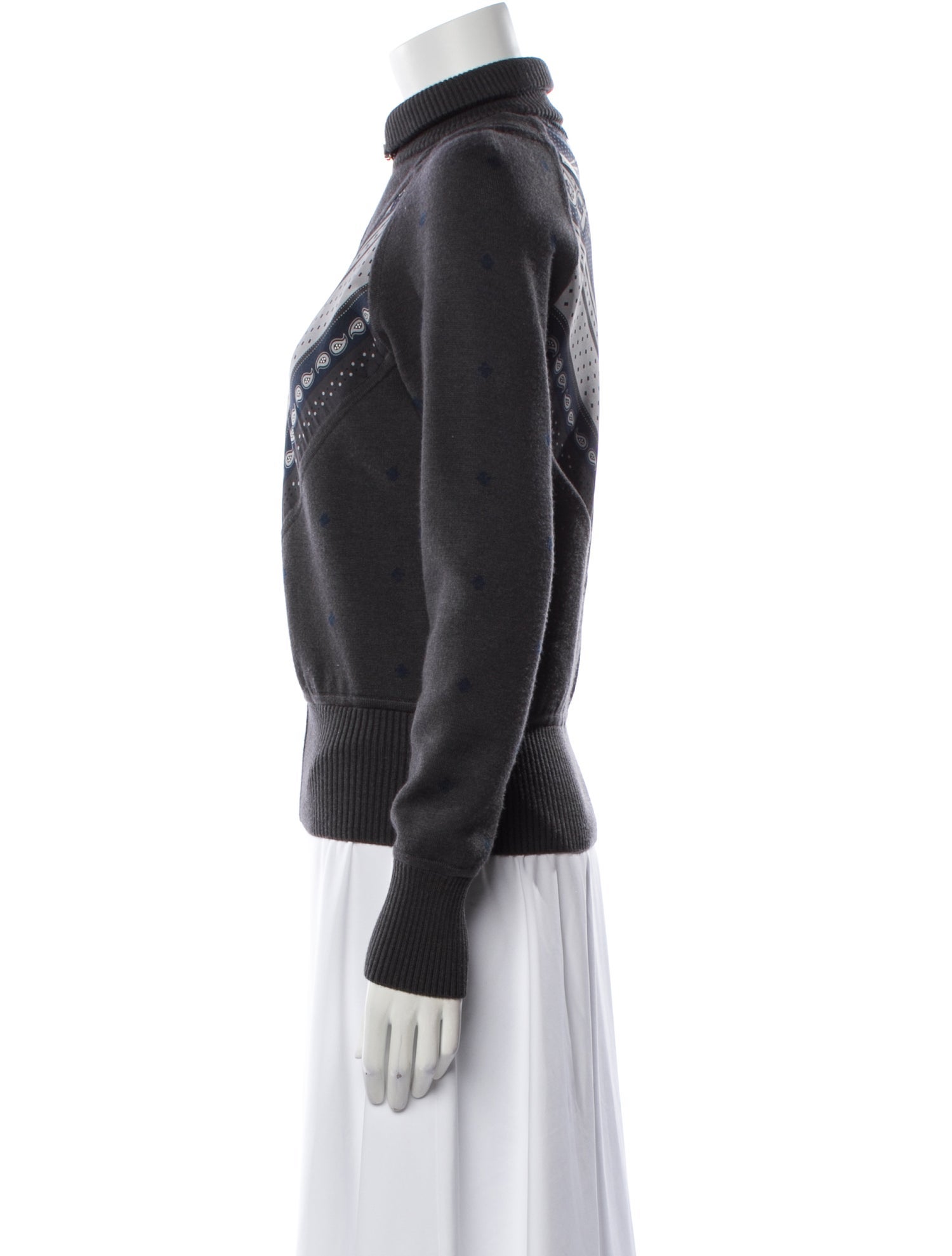 Hermès Silk Printed Sweater