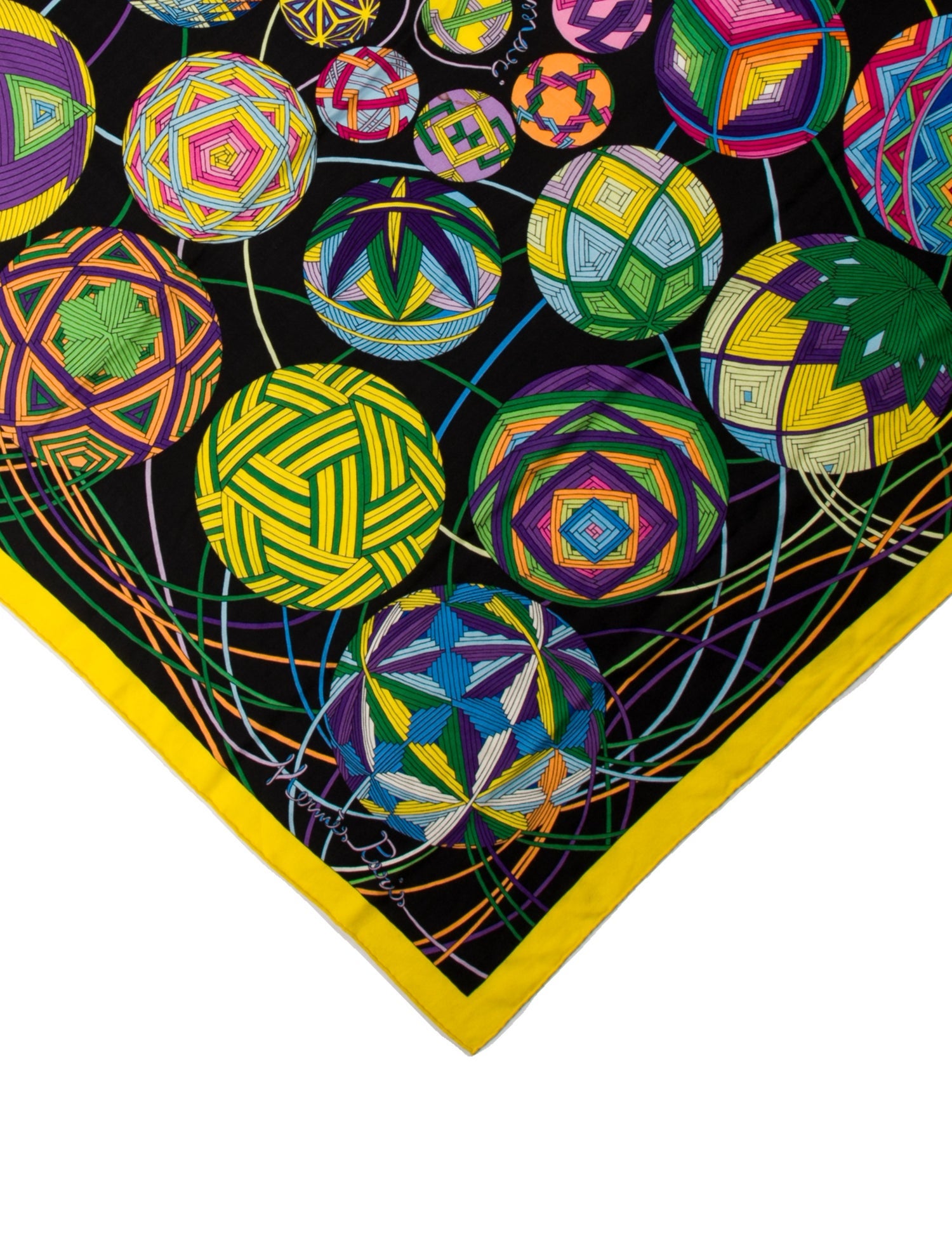 Hermès L'Art du Temari Cashmere Shawl