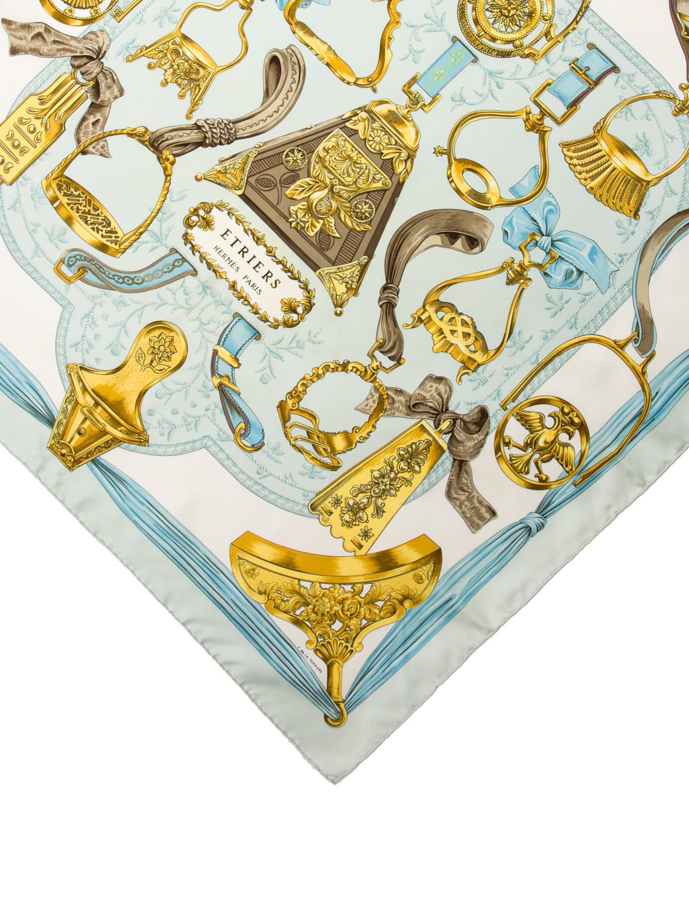 Hermès Etriers Silk Scarf