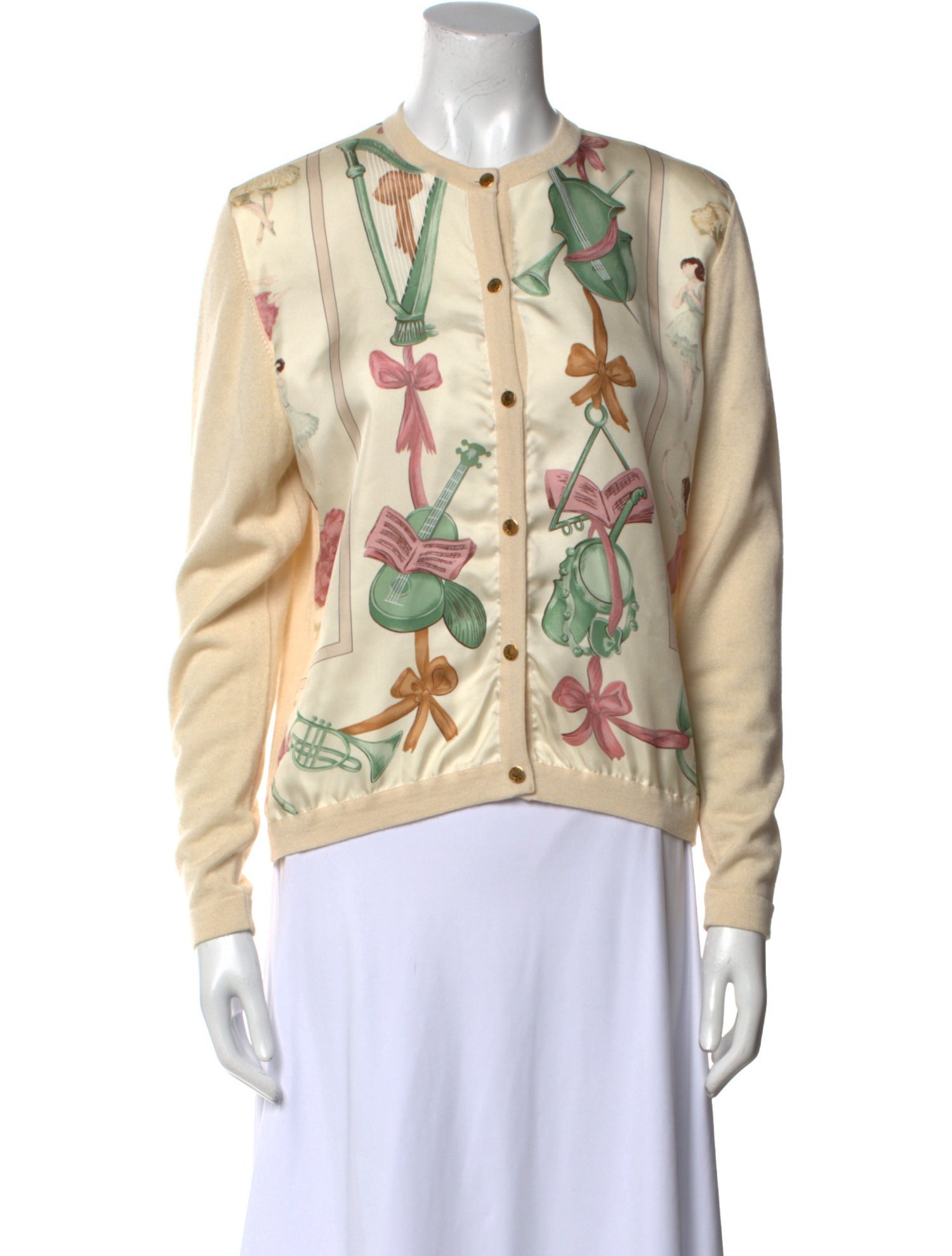 Hermès Silk Printed Sweater