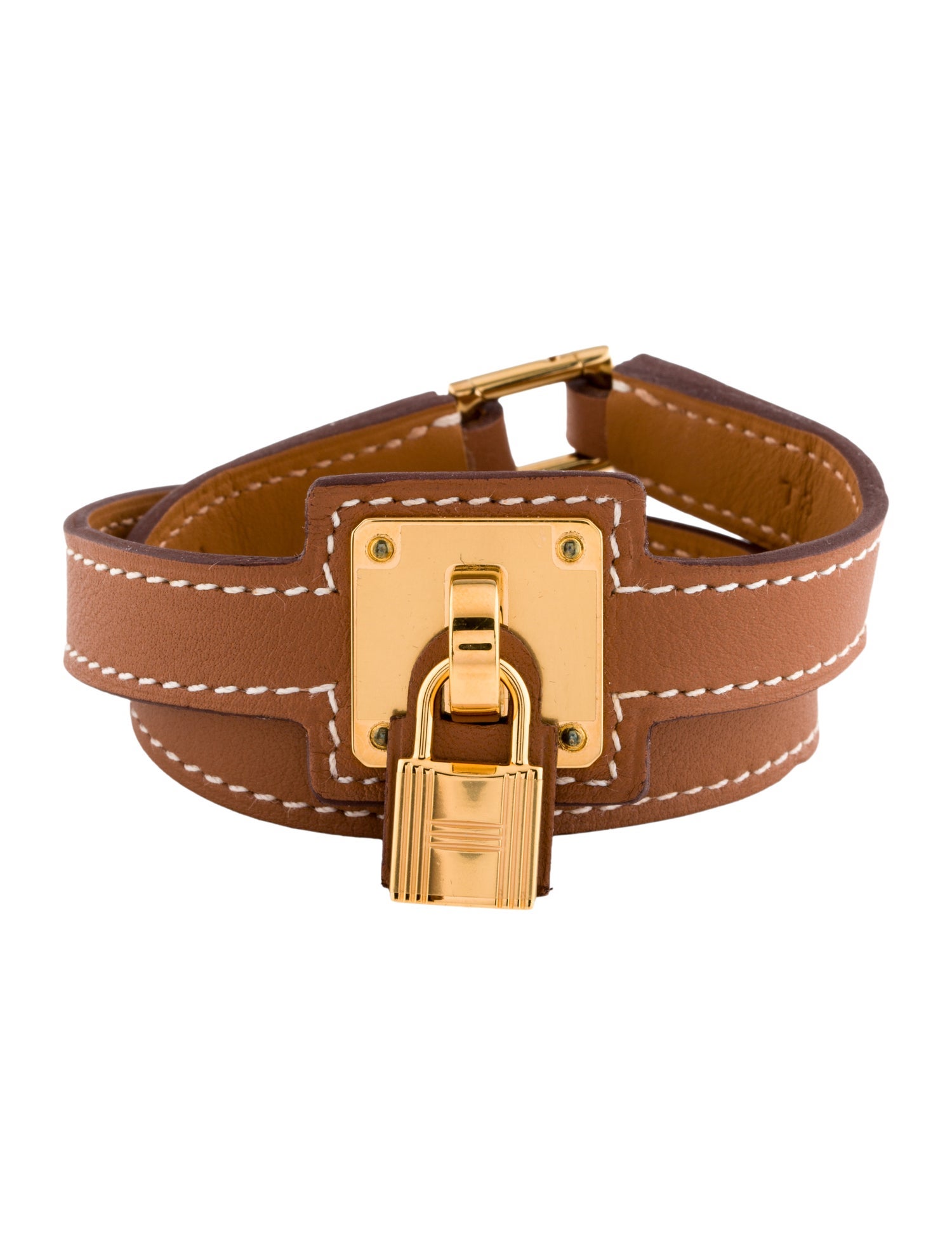 Hermès Leather O'Kelly Double Tour Wrap Bracelet